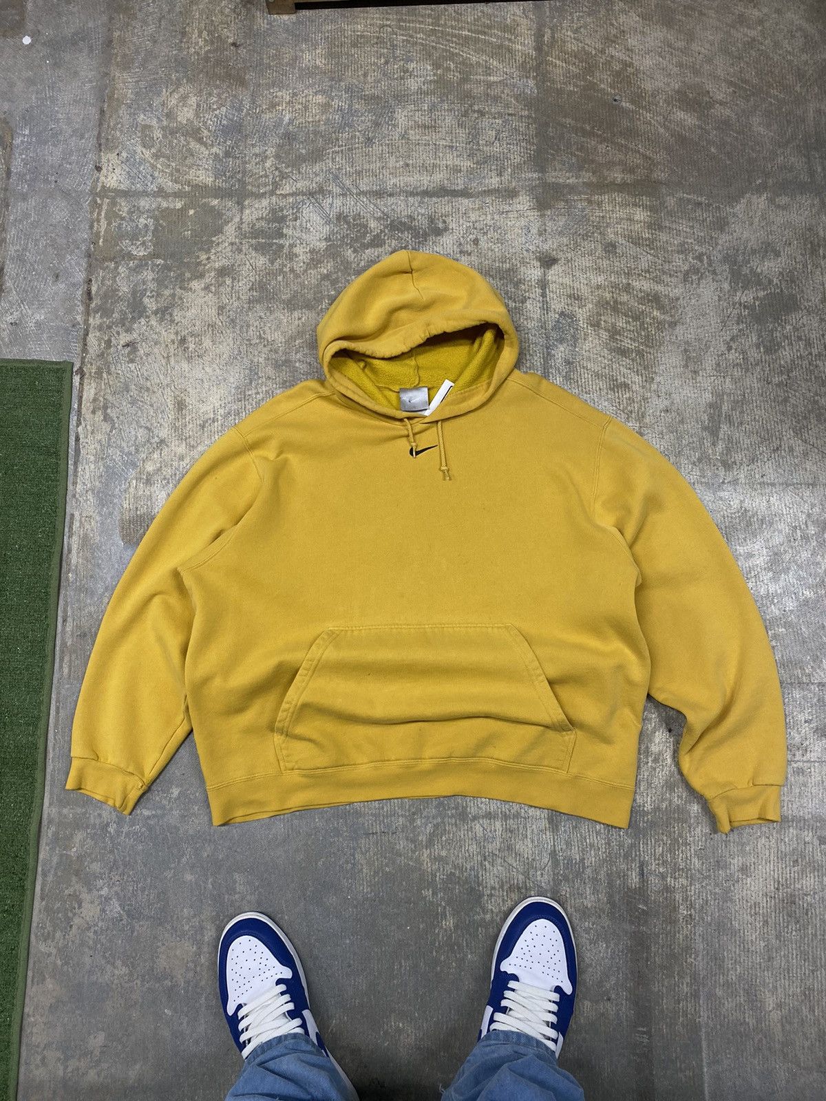 Nike × Vintage Vintage Y2k Nike Sportswear MID SWOOSH Pull Over Hoodie Size US L / EU 52-54 / 3 - 2 Thumbnail