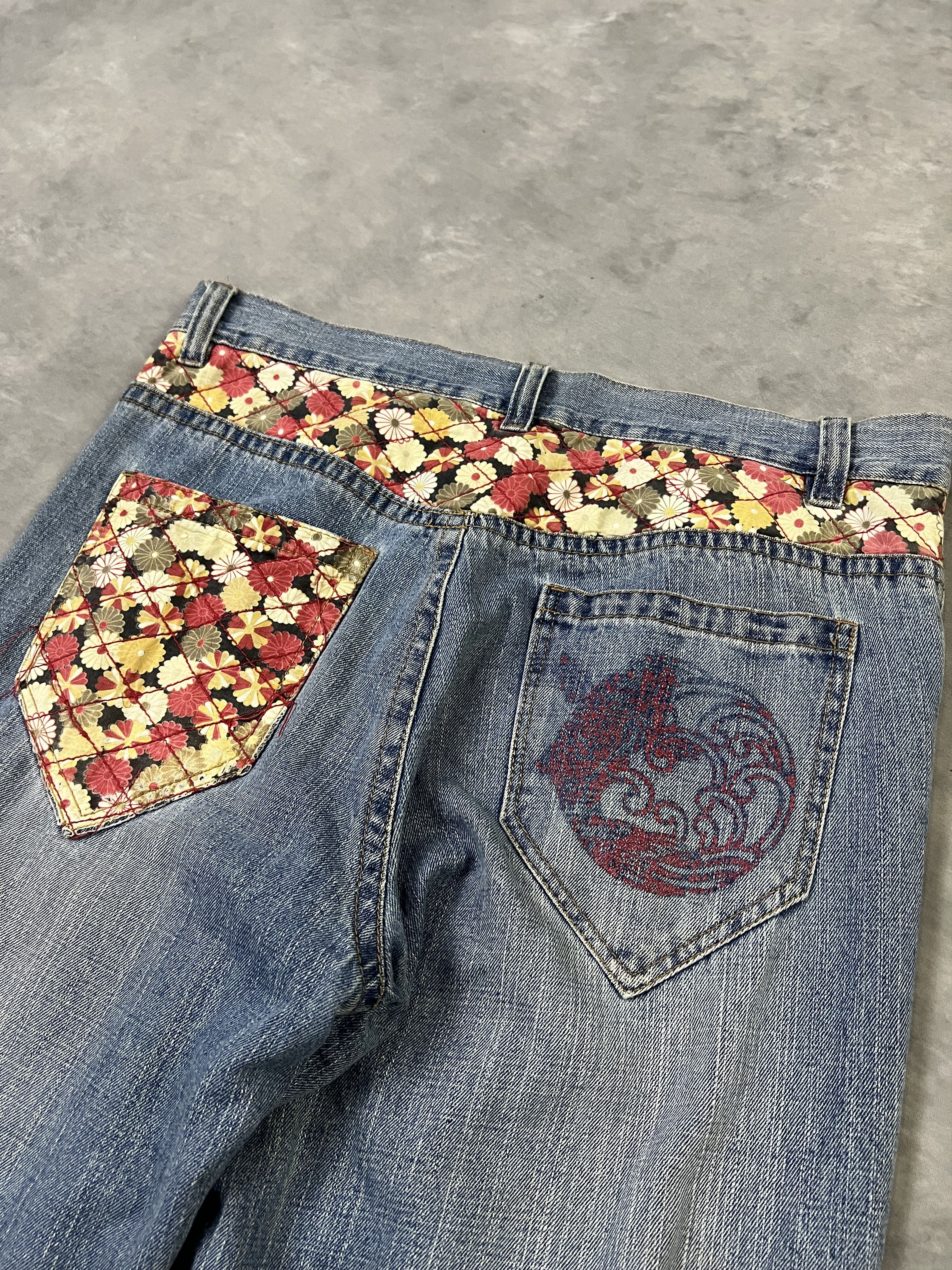 Japanese Brand 2000s Sukajan Hysteric Loose Wash Jeans y2k Lgb Ifsix Size US 34 / EU 50 - 5 Thumbnail