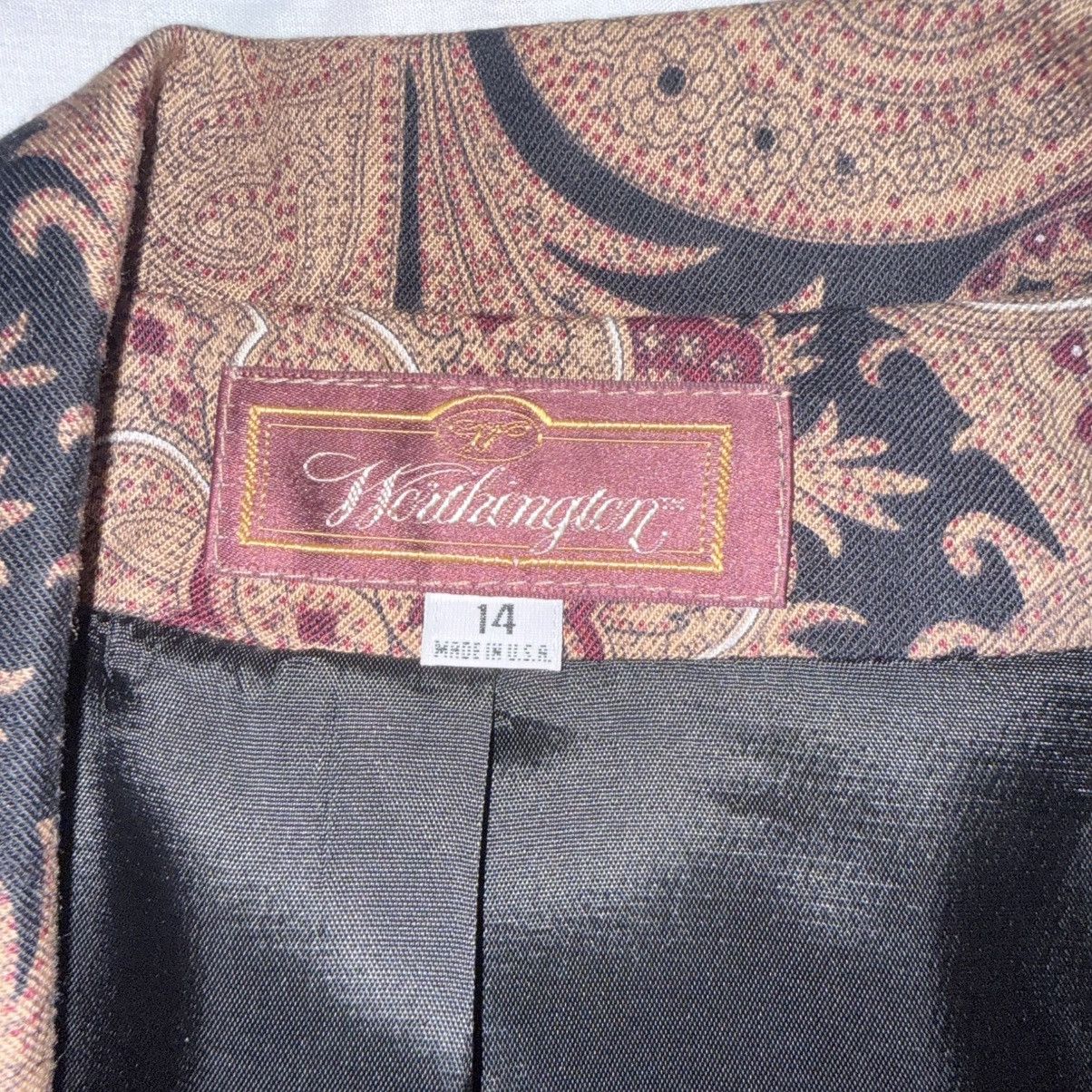 Worthington VINTAGE Worthington Blazer Size XL / US 12-14 / IT 48-50 - 3 Thumbnail