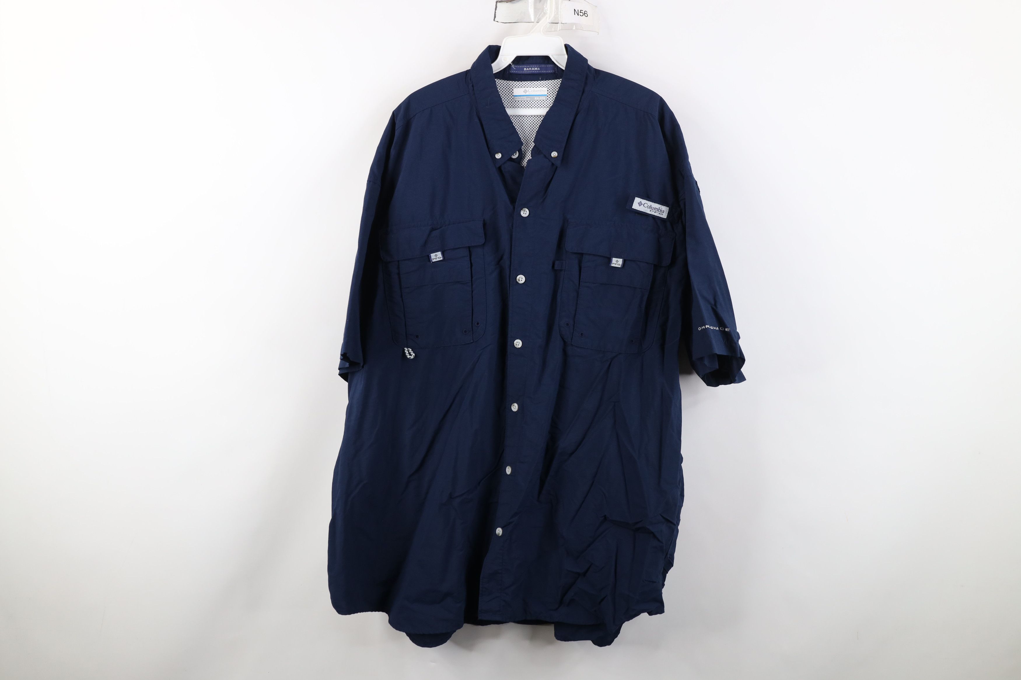 Columbia Columbia PFG Fishing Short Sleeve Collared Button Down Shirt Size US XXL / EU 58 / 5 - 1 Thumbnail