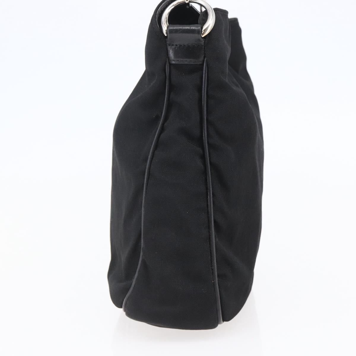 Gucci GUCCI Bamboo Hand Bag Nylon Black Silver 001 1638 001 1638 Size ONE SIZE - 4 Thumbnail
