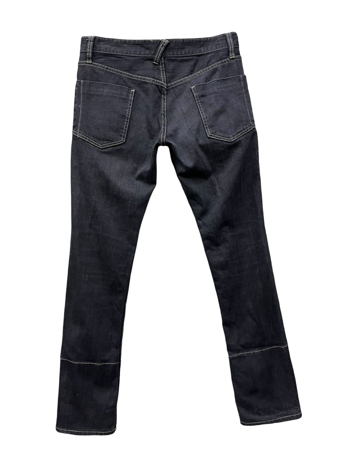 PPFM Vintage PPFM Multi Zipper Super Slim Low Rise Grunge Denim Size US 30 / EU 46 - 9 Thumbnail