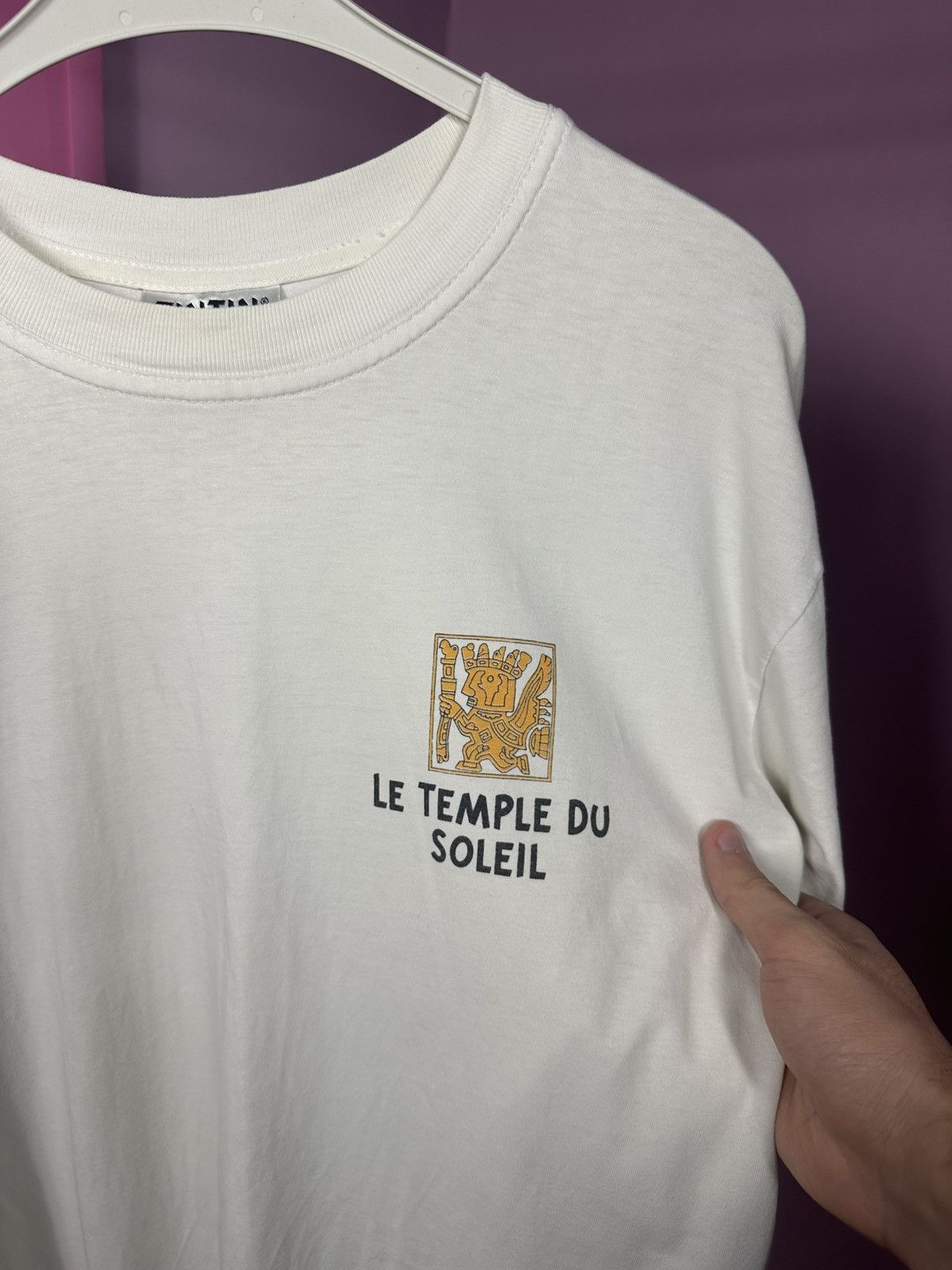 Other Vintage TinTin MoulinsArt 1996 Le Temple Du Soleil T-Shirt Size US L / EU 52-54 / 3 - 9 Thumbnail