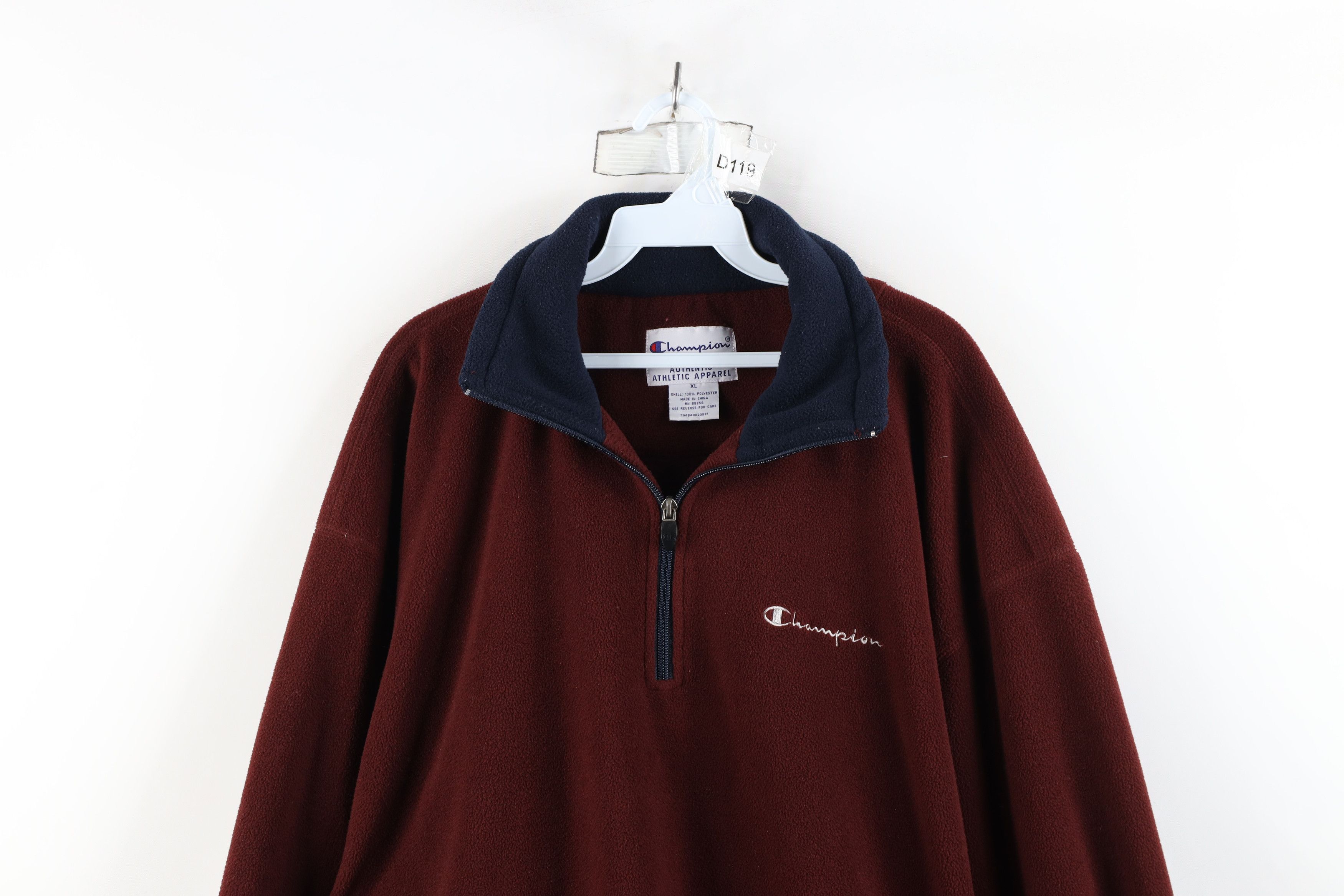 Champion × Vintage Vintage 90s Champion Heavyweight Fleece Pullover Sweater Size US XL / EU 56 / 4 - 2 Thumbnail