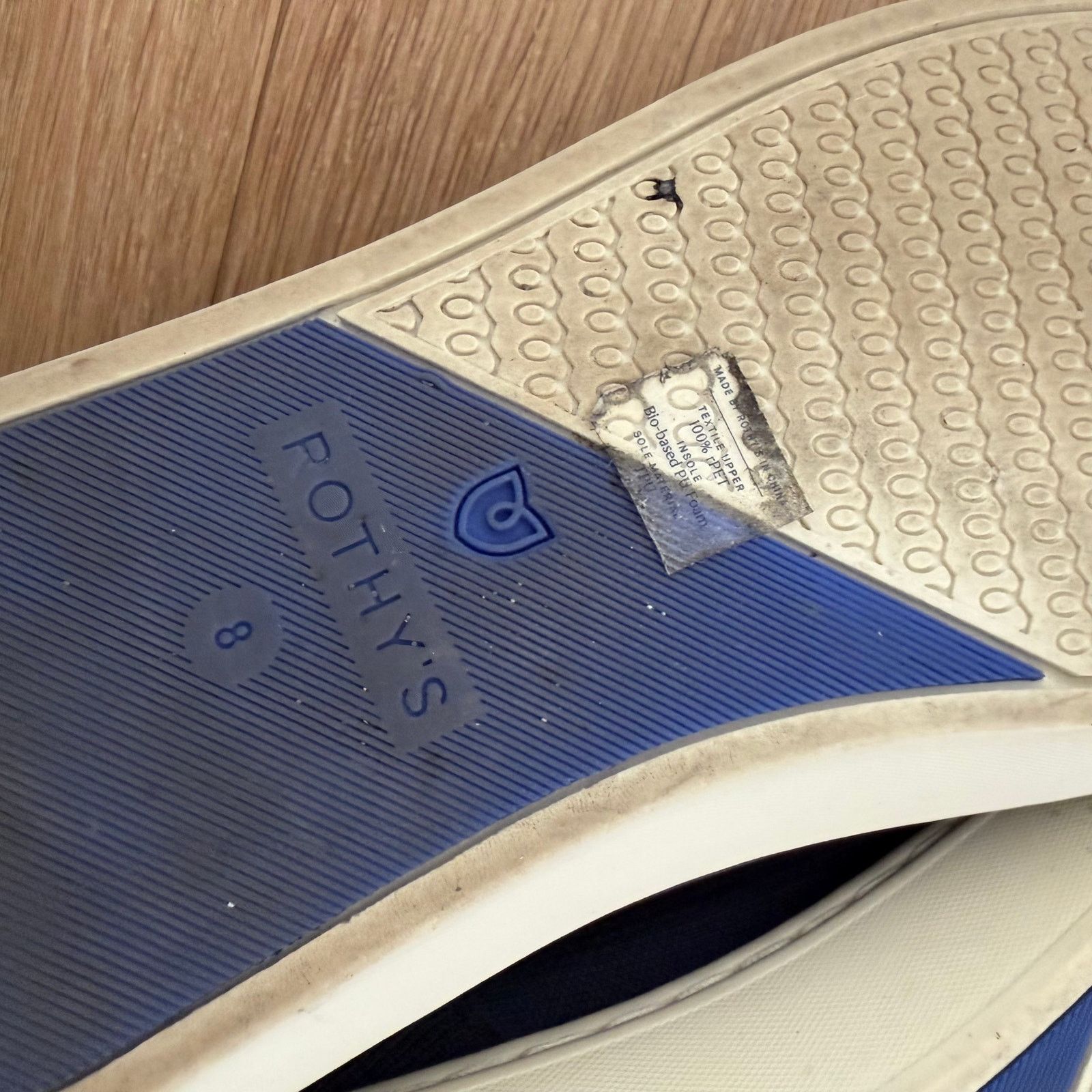 Rothy's Rothys Navy Blue Slip On Sneakers Sz 8 Size US 8 / IT 38 - 8 Thumbnail