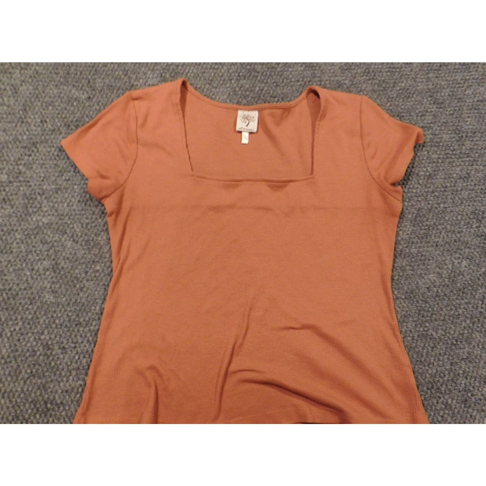 Vintage Self Esteem Pink Blouse L Women Short Sleeve Collared Cotton Stretch Casual Button Size L / US 10 / IT 46 - 3 Thumbnail