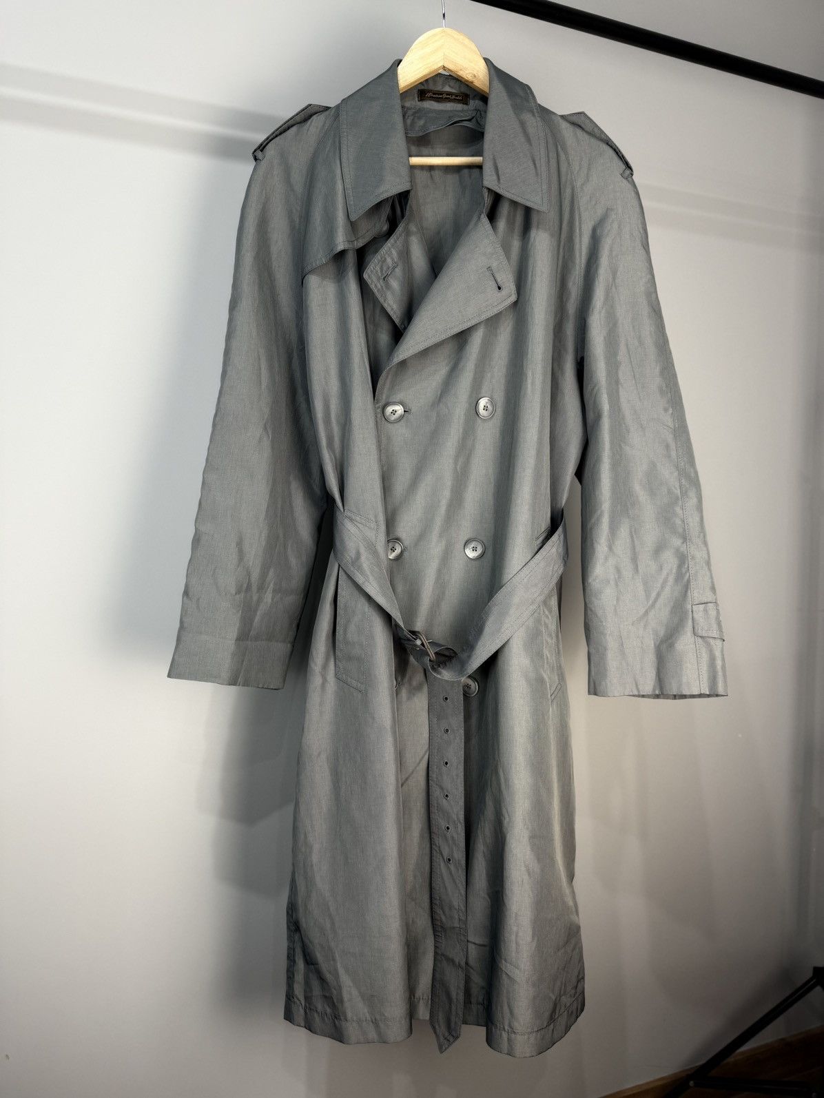Misty Harbor Vintage Misty Harbor Trench Coat 42R USA Gray Size US L / EU 52-54 / 3 - 1 Thumbnail