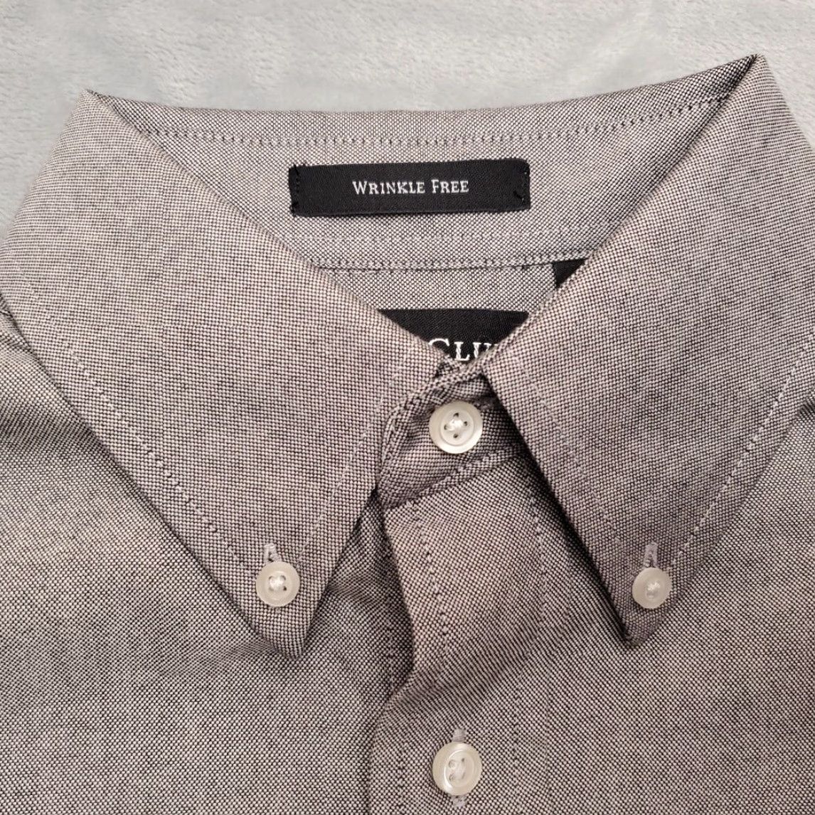 Vintage Ultra Club Shirt Mens Medium Gray Short Sleeve Wrinkle Free Cotton Blend Casual Size US M / EU 48-50 / 2 - 3 Thumbnail