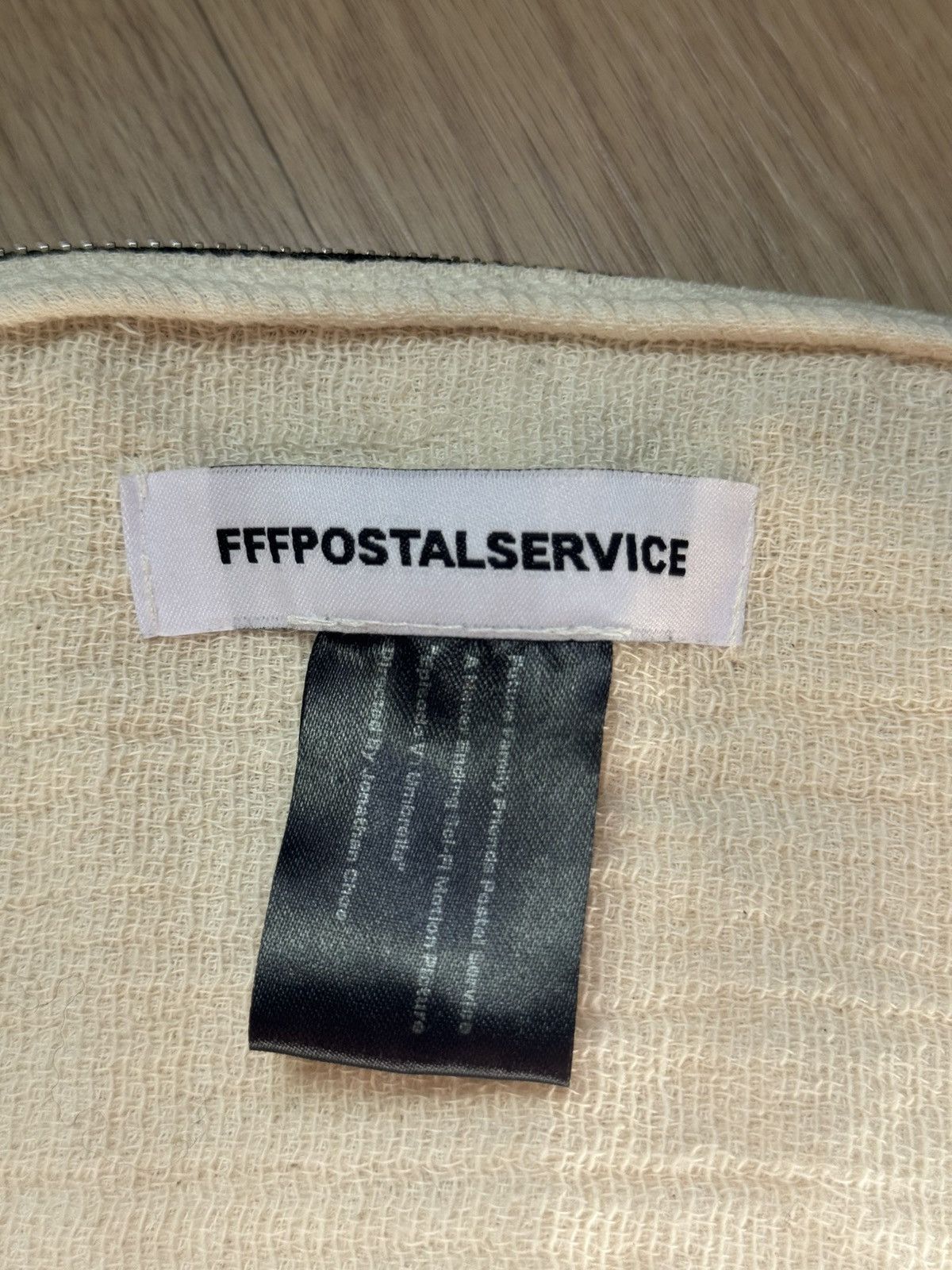 FFFPOSTALSERVICE FFFPOSTALSERVICE HOODED SCARF BONE Size ONE SIZE - 9 Thumbnail