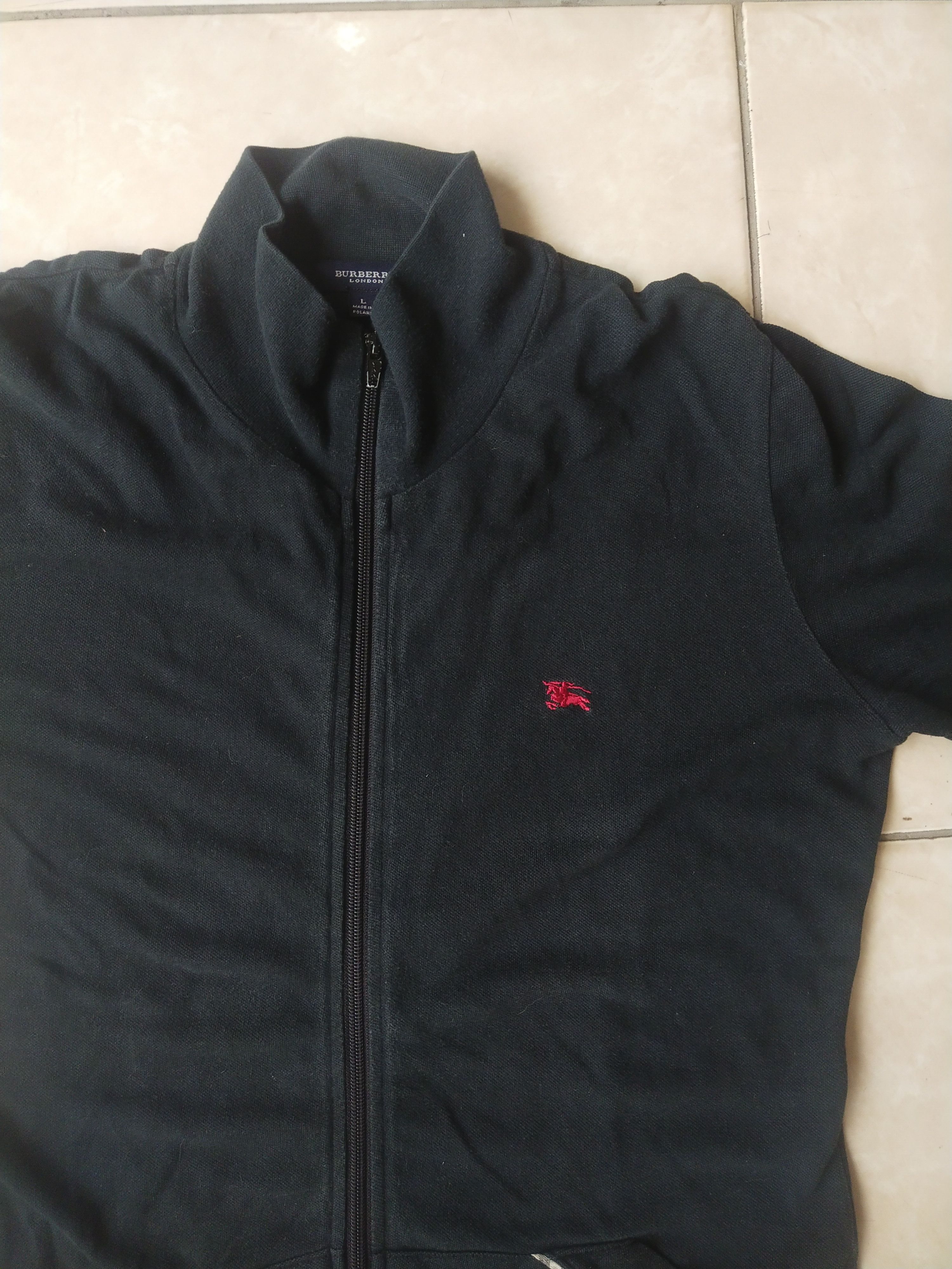 Burberry Archive Burberry London Red Logo Zip Track Top Size L / US 10 / IT 46 - 2 Thumbnail