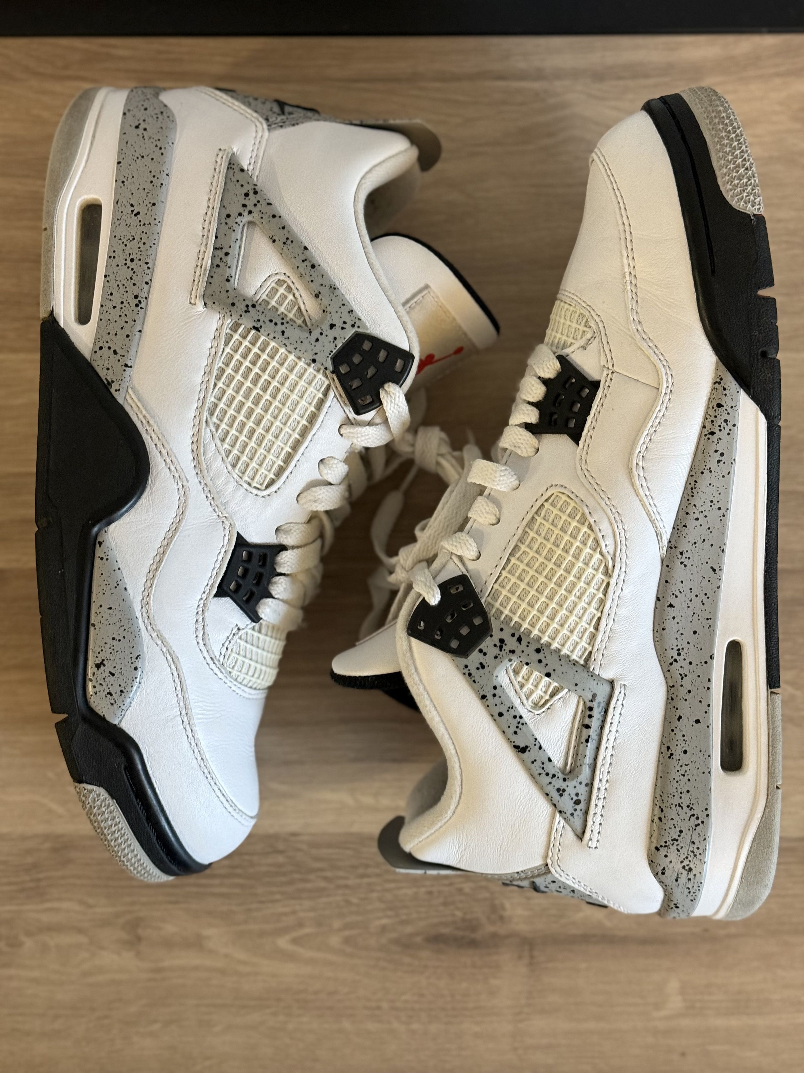 Jordan Brand × Nike Jordan 4 Retro White Cement (2016) Size US 9.5 / EU 42-43 - 4 Thumbnail