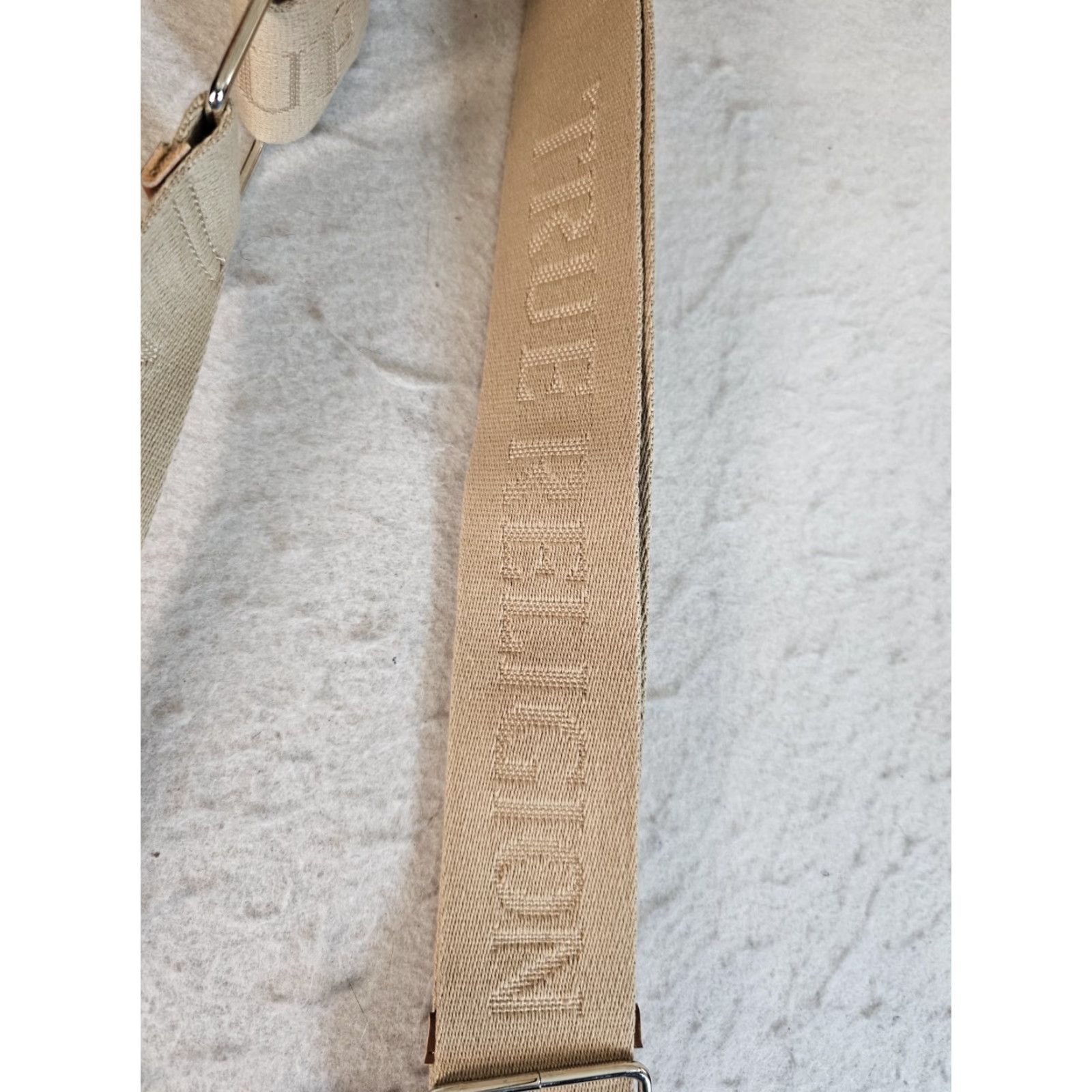 True Religion TRUE RELIGION Mini Tote Crossbody Denim Bag 8in 7in 4in Blue White Ivory Lining Removable Embroidered Strap Adjustable Strap Womens Vintage No N/A Size ONE SIZE - 4 Thumbnail