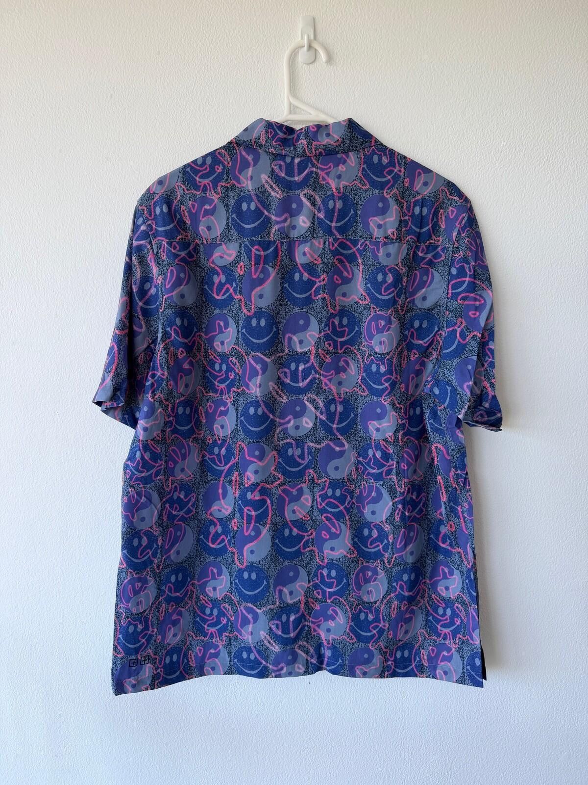 Ksubi new ksubi medium short sleeve resort shirt yin yang blue Size US M / EU 48-50 / 2 - 5 Thumbnail