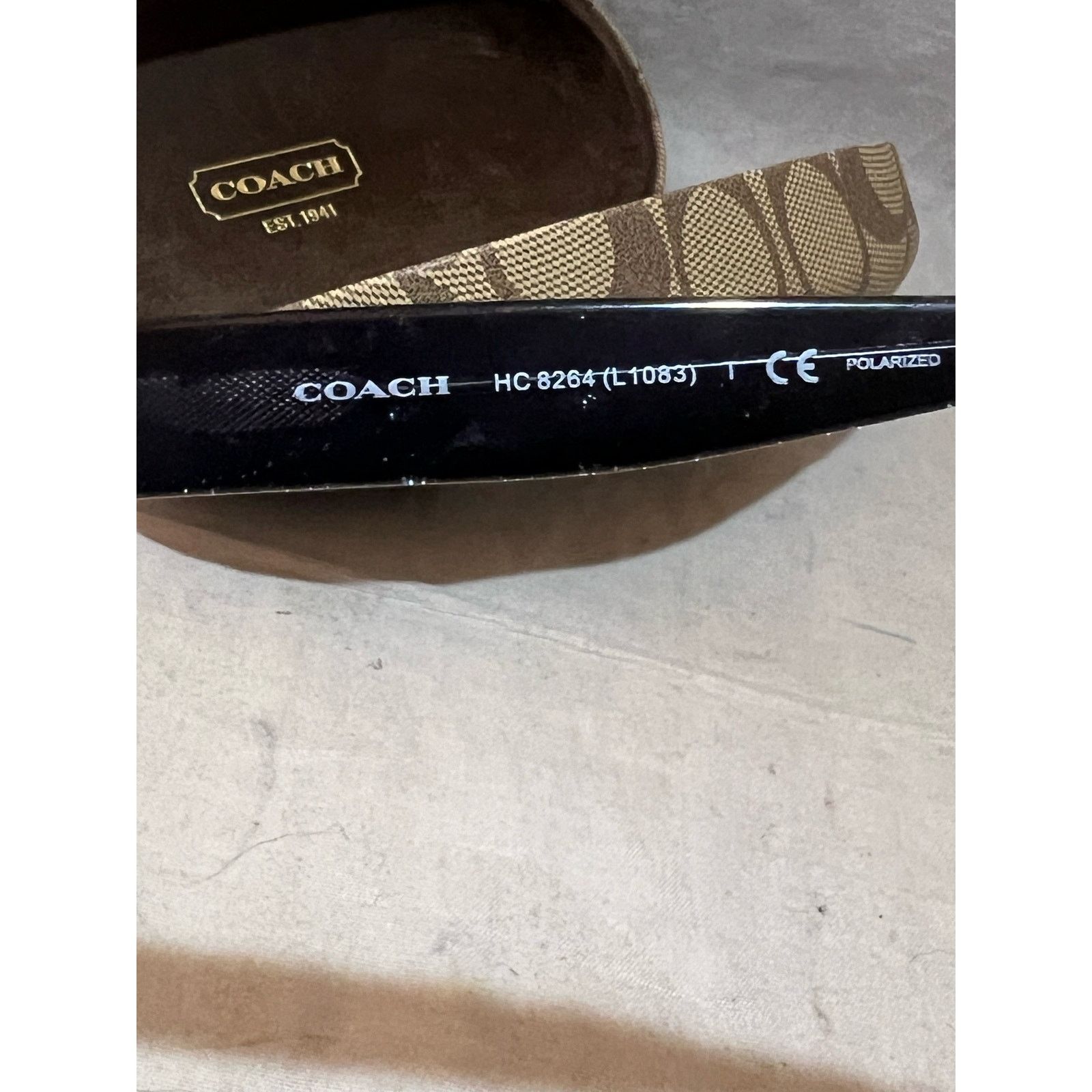 Coach Coach HC 8264 L1083 5002T3 Black Gold Cat Eye Frames Size ONE SIZE - 7 Thumbnail