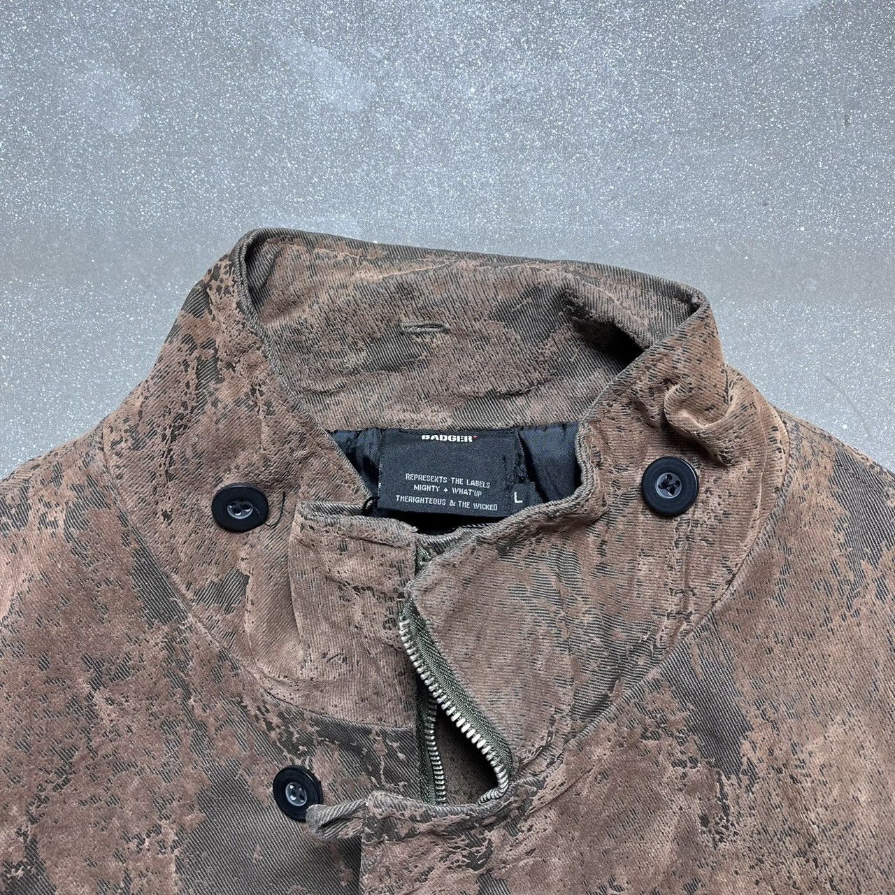 Japanese Brand × Le Grande Bleu (L.G.B.) Badger Japanese Brand Zipper Up Jacket Size US L / EU 52-54 / 3 - 7 Thumbnail
