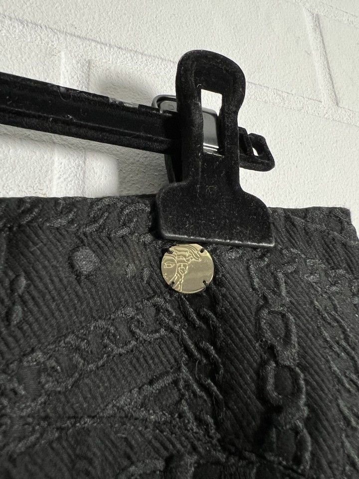 Versace Versace Collection Women's Skirt Cotton Blend Black Size 48 Size 34" / US 12 / IT 48 - 6 Thumbnail
