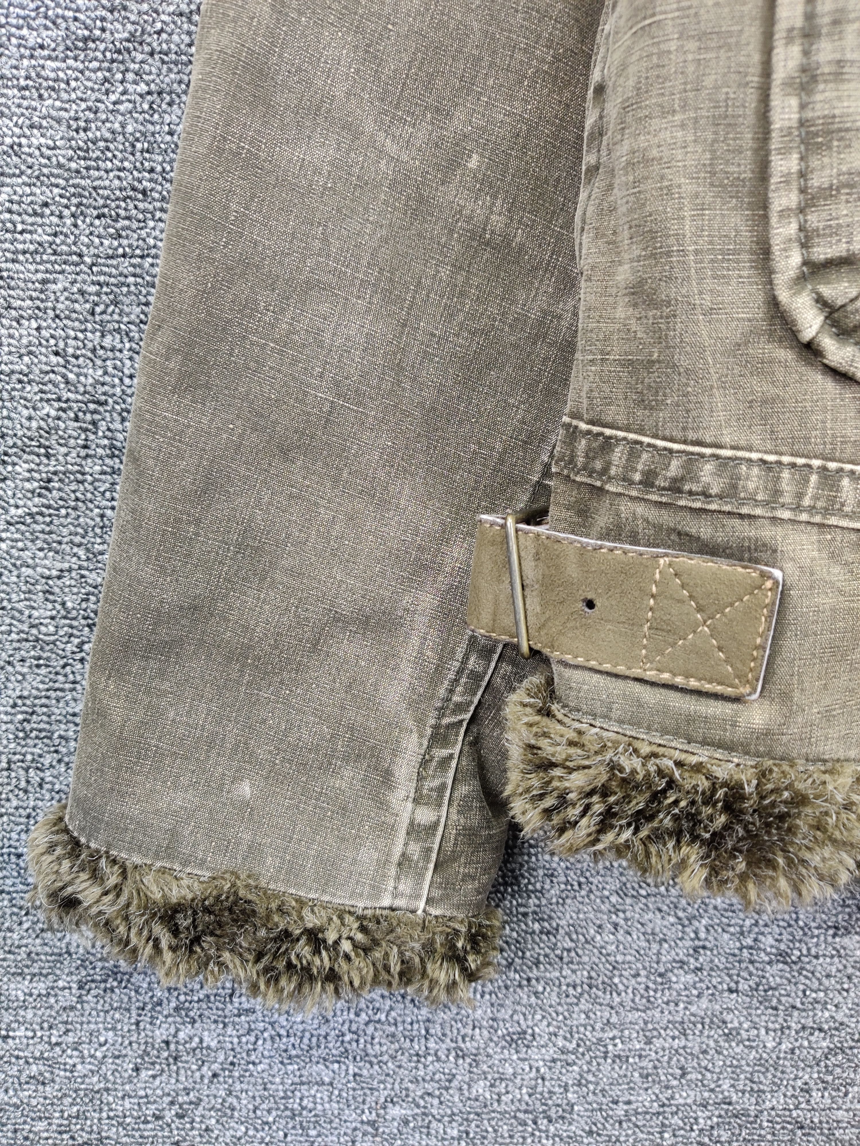 Johnbull Vintage John Bull Kojima Faux Fur Shearling Denim Jacket Size US L / EU 52-54 / 3 - 4 Thumbnail
