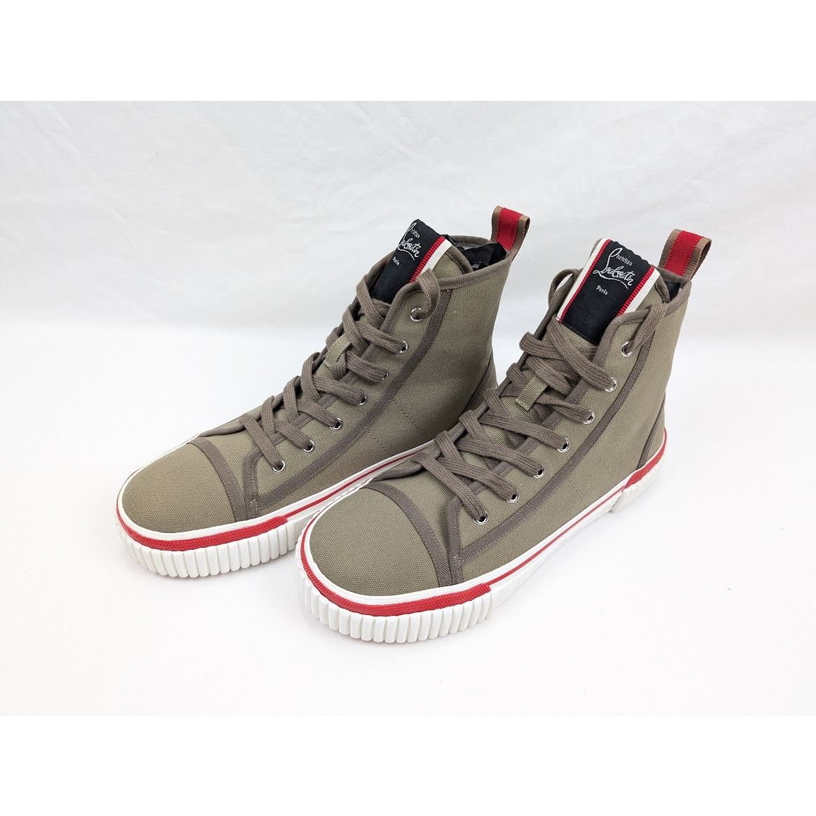 Christian Louboutin o1rshd1 Pedro Flat Shoe in Sierra Size US 11.5 / EU 44-45 - 20 Thumbnail