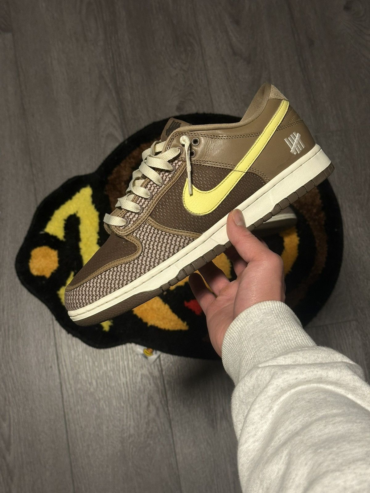 image of Nike Dunk Low Sp Undefeated Canteen/lemon Dunk Size 9.5 Mens Shoes in Brown