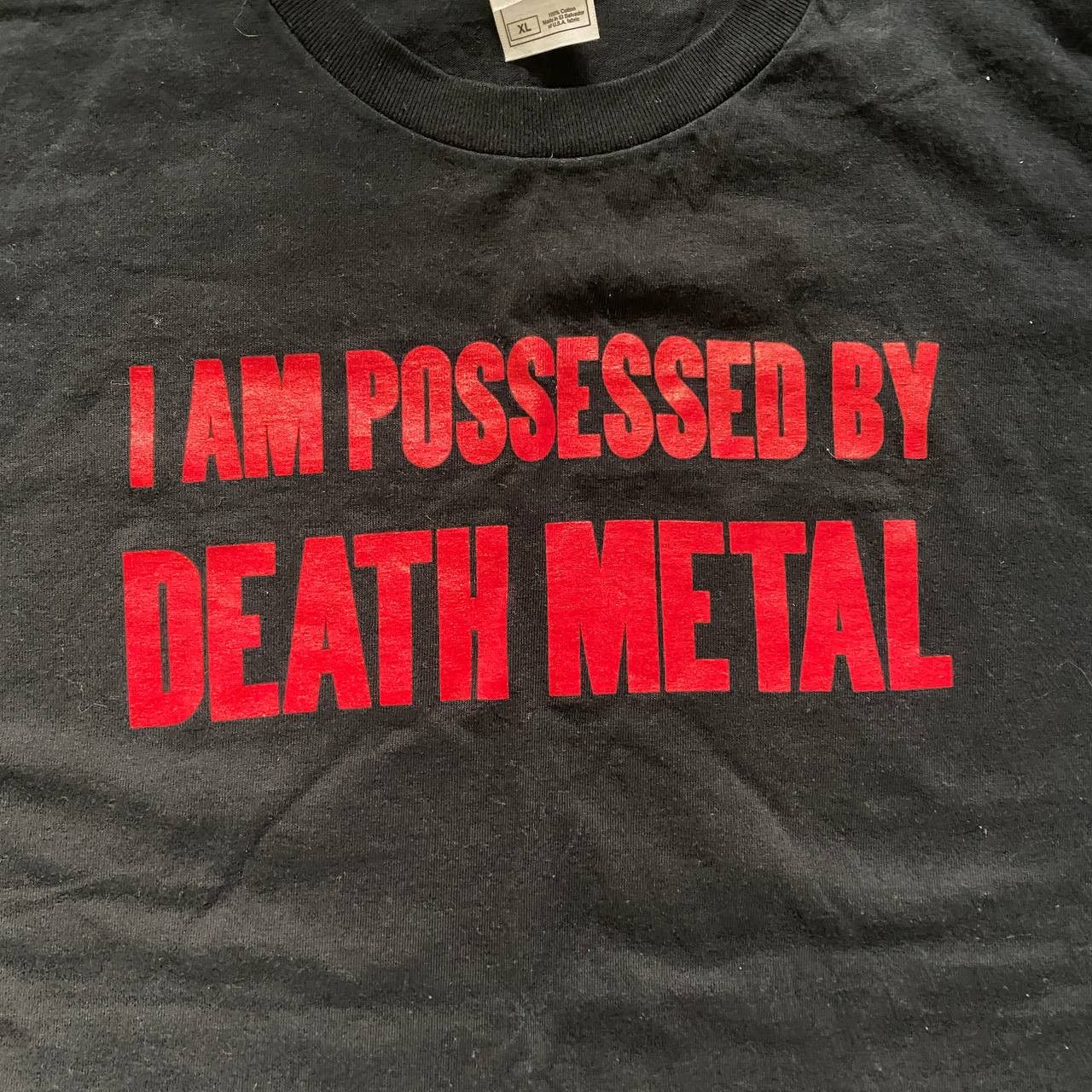 Band Tees VINTAGE Y2K I AM POSSESED BY DEATH METAL RARE T SHIRT 84 Size US XL / EU 56 / 4 - 3 Thumbnail