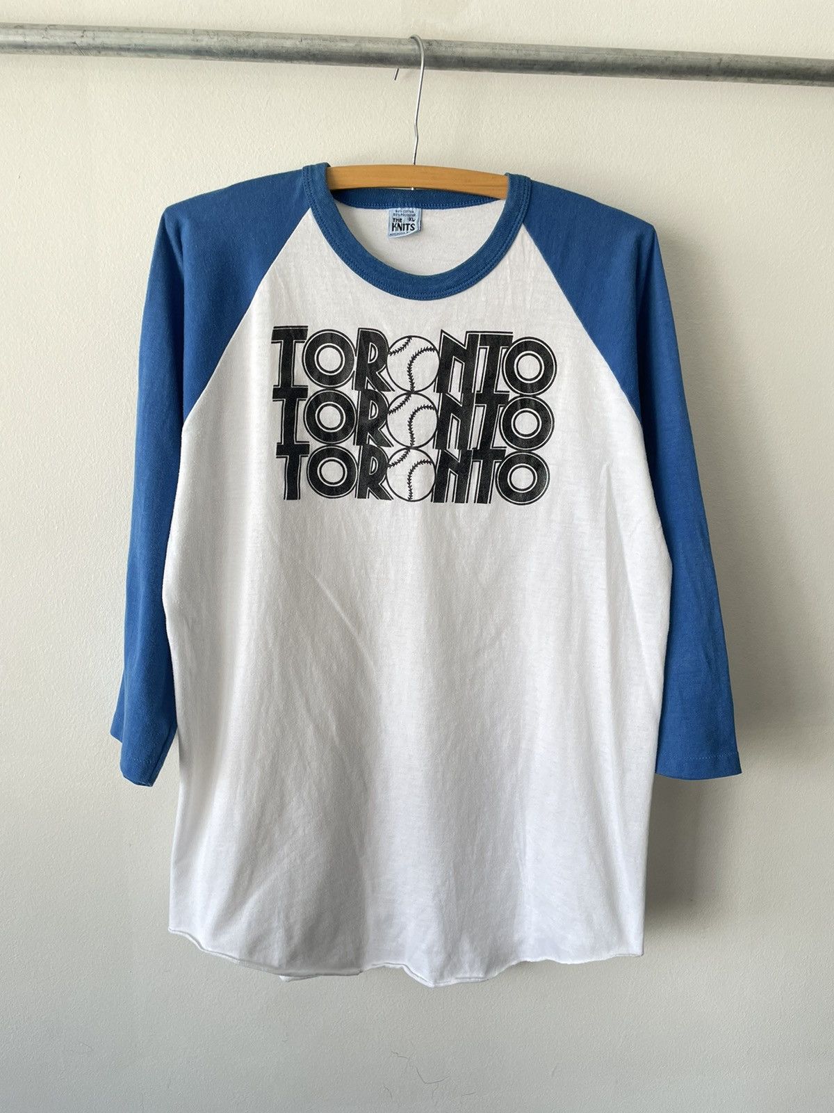 MLB Vintage 80s Toronto Baseball Raglan Size US XL / EU 56 / 4 - 2 Thumbnail