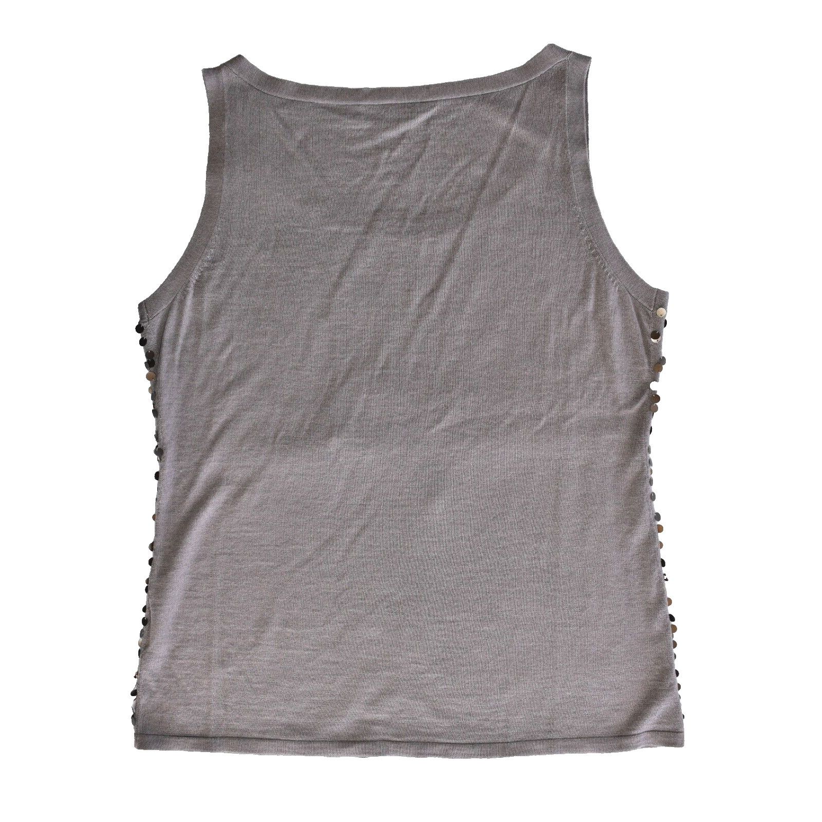 Eileen Fisher NEW EILEEN FISHER Merino Wool Sequin Petite Sweater Sz PL Size L / US 10 / IT 46 - 6 Thumbnail
