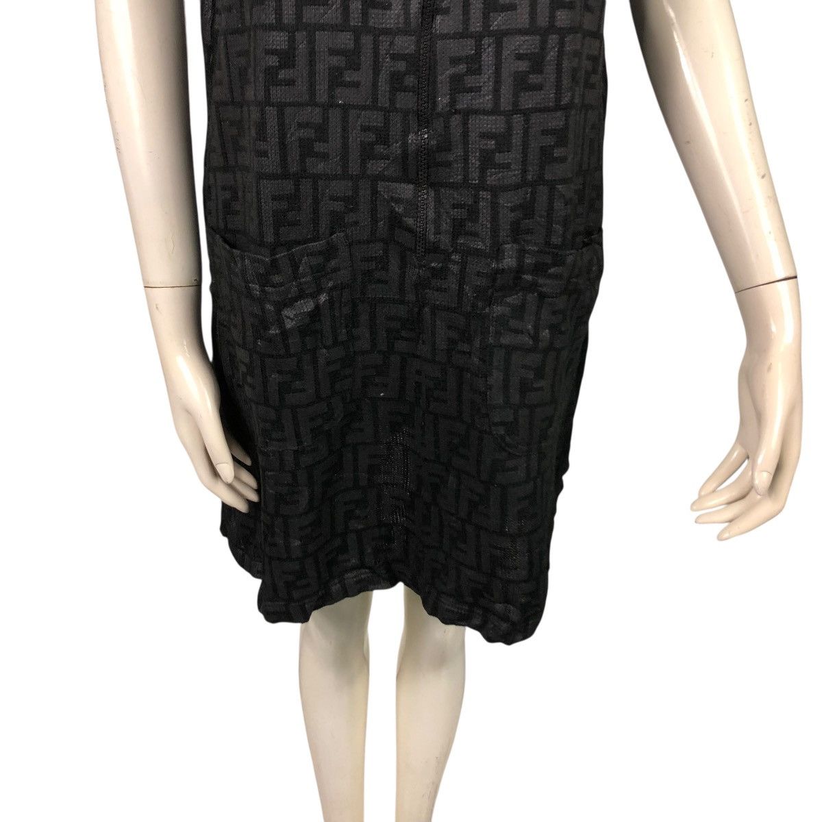 Fendi 🔥VINTAGE DRESS FENDI MONOGRAM ZUCCA FULL PRINT Size M / US 6-8 / IT 42-44 - 5 Thumbnail