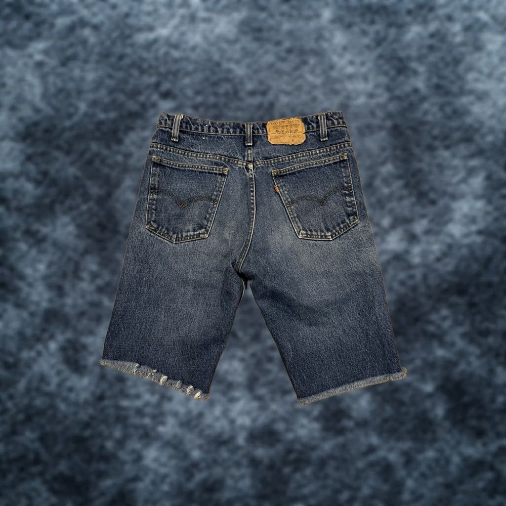 Levi's VINTAGE Levi’s Orange Tab Denim Jean Shorts 517 Mens 30 Actual 30 Levis Vtg Denim Shorts Blue 80s 90s USA Jeans Mens Size US 30 / EU 46 - 1 Thumbnail