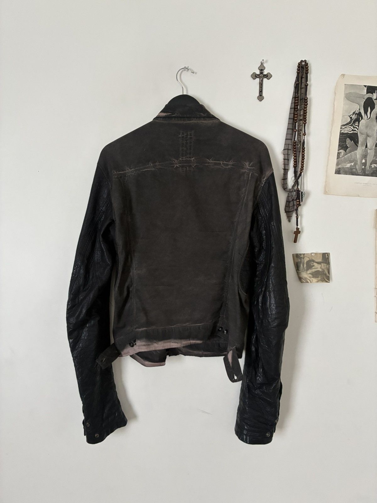 Rick Owens Rick Owens DRKSHDW FW11 Hybrid Trucker Jacket Size US L / EU 52-54 / 3 - 7 Thumbnail