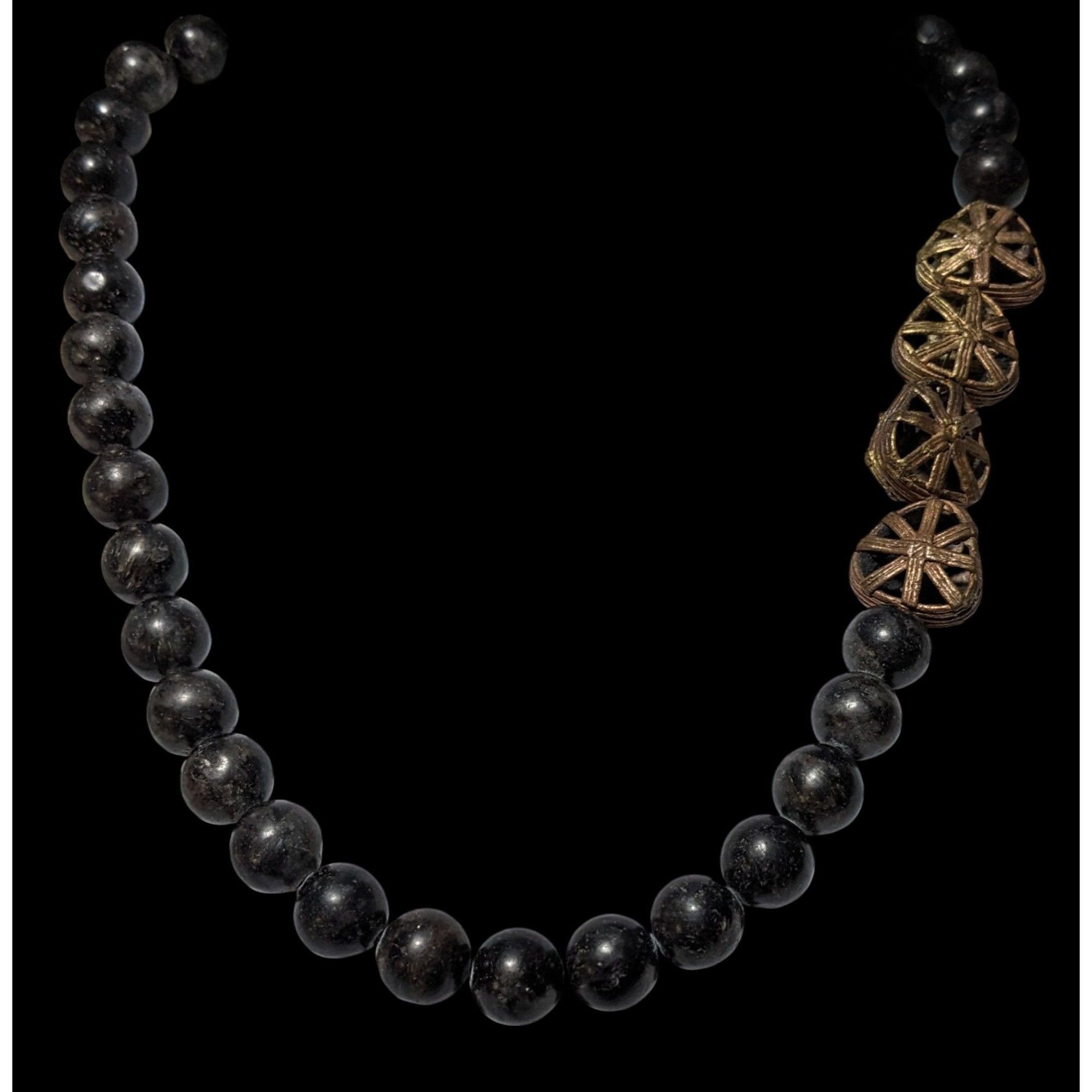 Other Vintage Carved Stone Beaded Bohemian Necklace Size ONE SIZE - 2 Thumbnail