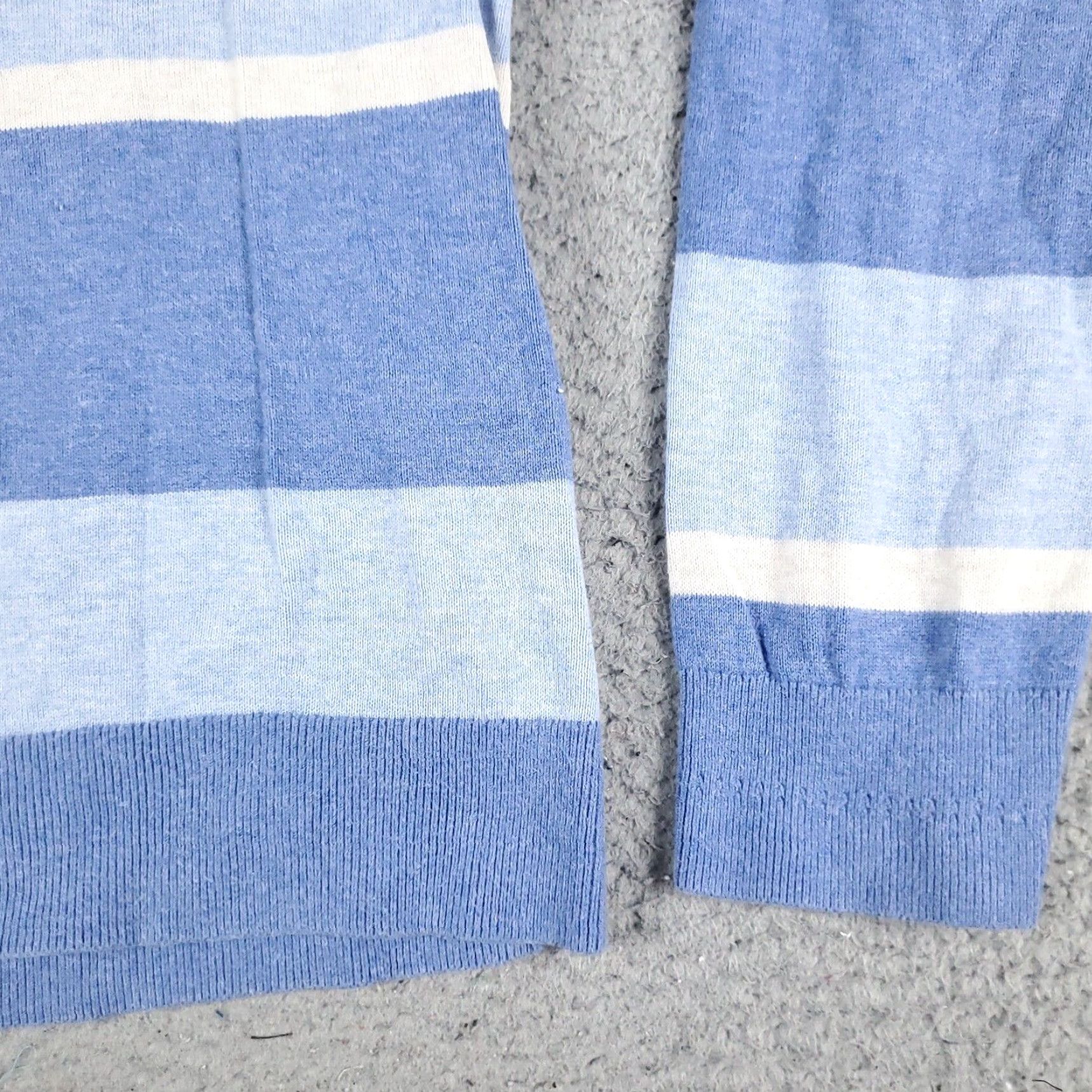 Tommy Hilfiger Tommy Hilfiger Sweater Womens Medium Blue Striped Pullover Crew Neck Sweatshirt Size M / US 6-8 / IT 42-44 - 4 Thumbnail