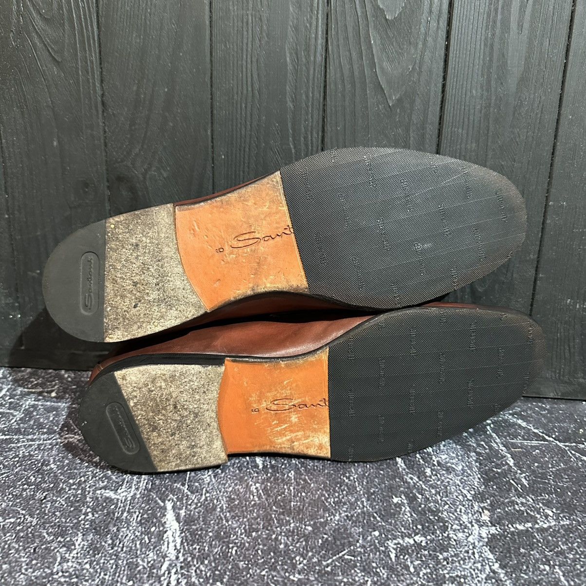 Santoni SANTONI MEN’S Leather Loafers Size 10 US 9 UK Size US 10 / EU 43 - 10 Thumbnail