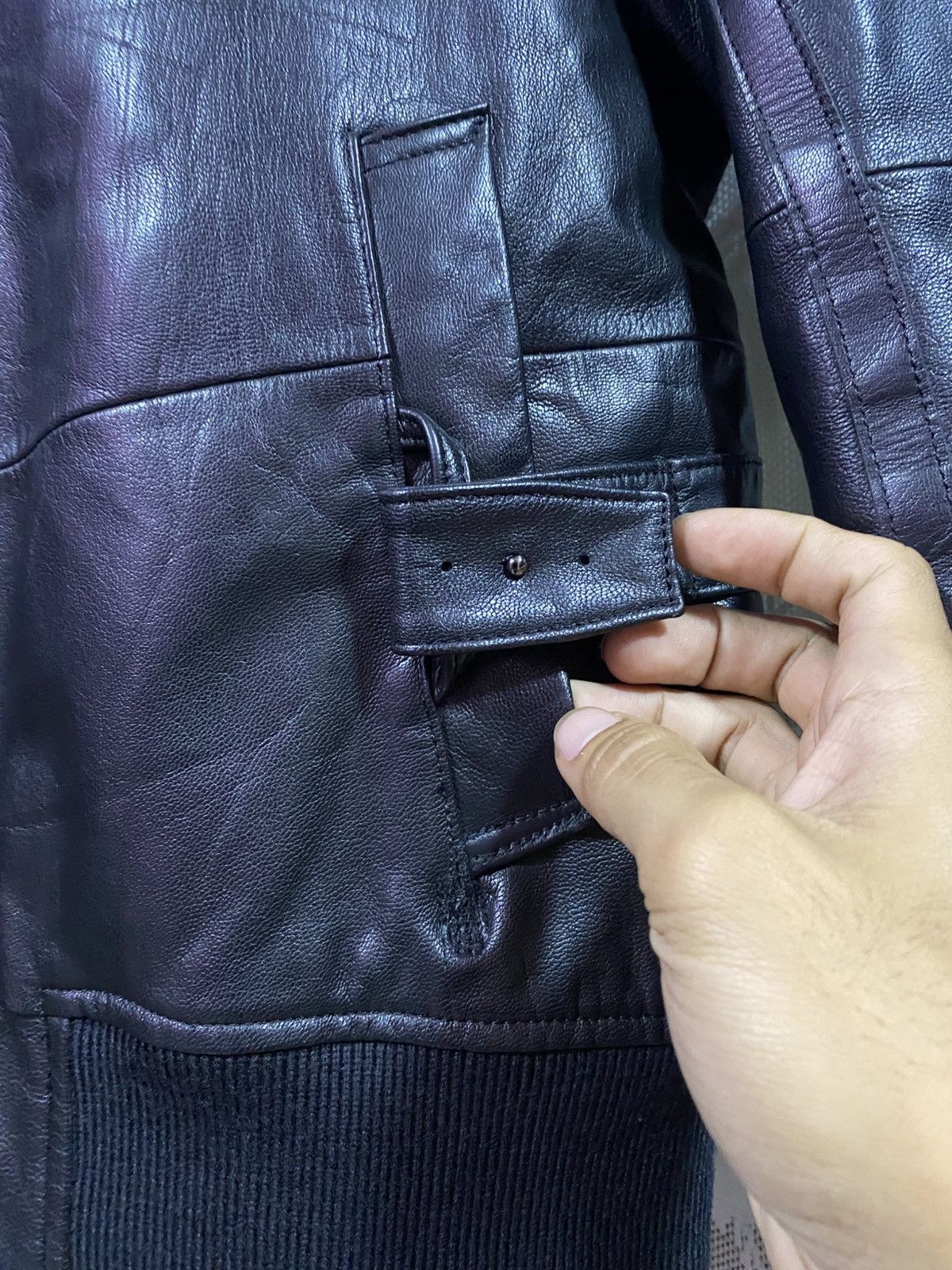 Ermenegildo Zegna 750$ Ermenegildo Zegna Leather Bomber Jacket Black Size US M / EU 48-50 / 2 - 7 Thumbnail