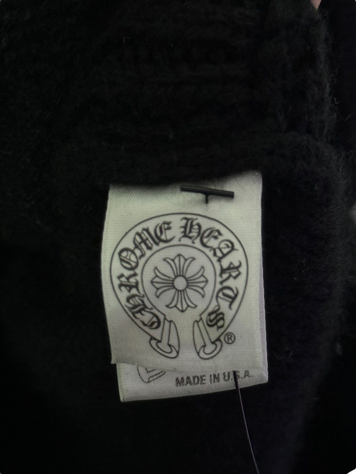 Chrome Hearts Chrome Hearts Cashmere Long Zip Up w/ Flooded Patched Spine Size US S / EU 44-46 / 1 - 12 Thumbnail