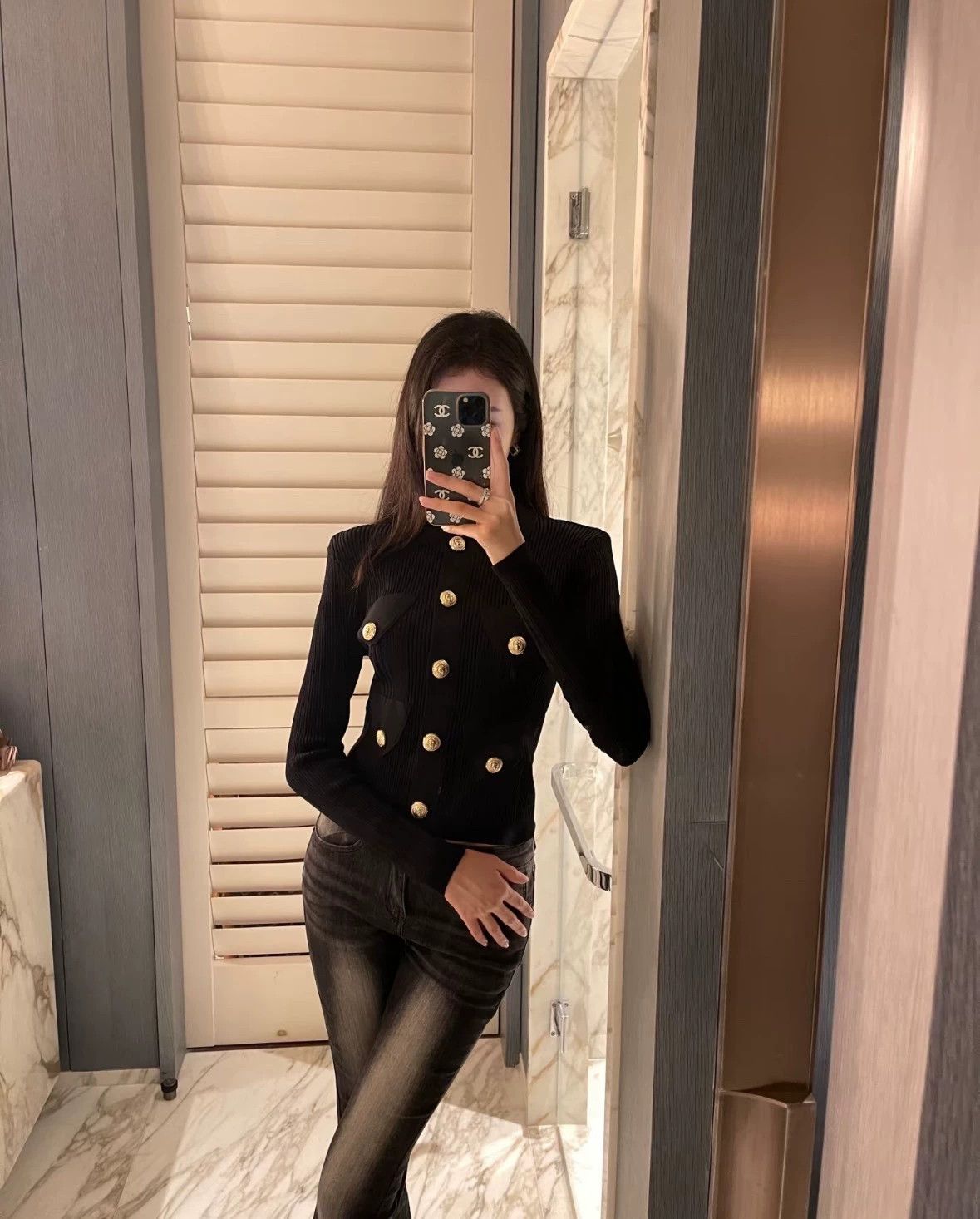 Balmain Balmain Black Knit Cardigan 38 99 New Removable SP Size XS / US 0-2 / IT 36-38 - 6 Thumbnail