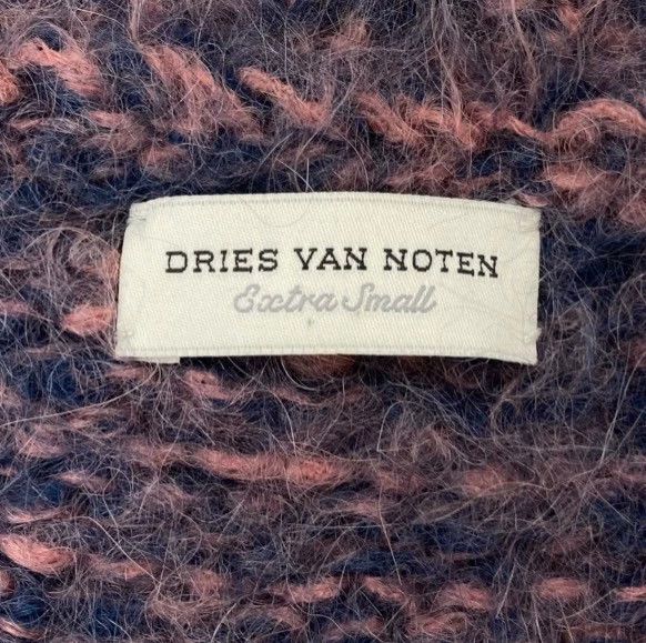 Dries Van Noten Dries Van Noten Purple camel hair knitted yarn-dyed sweate Size XS / US 0-2 / IT 36-38 - 6 Thumbnail