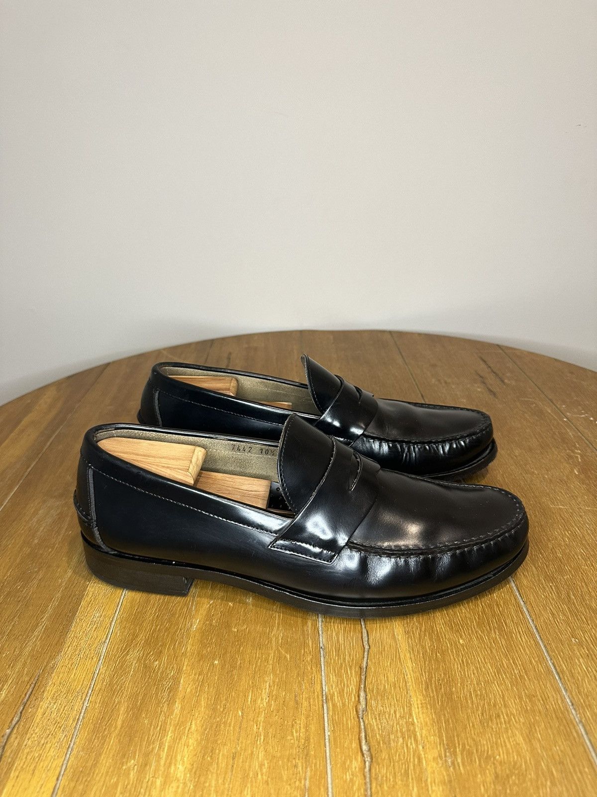 Sid Mashburn Sid Mashburn Handsewn Penny Loafer - Black  display picture 1
