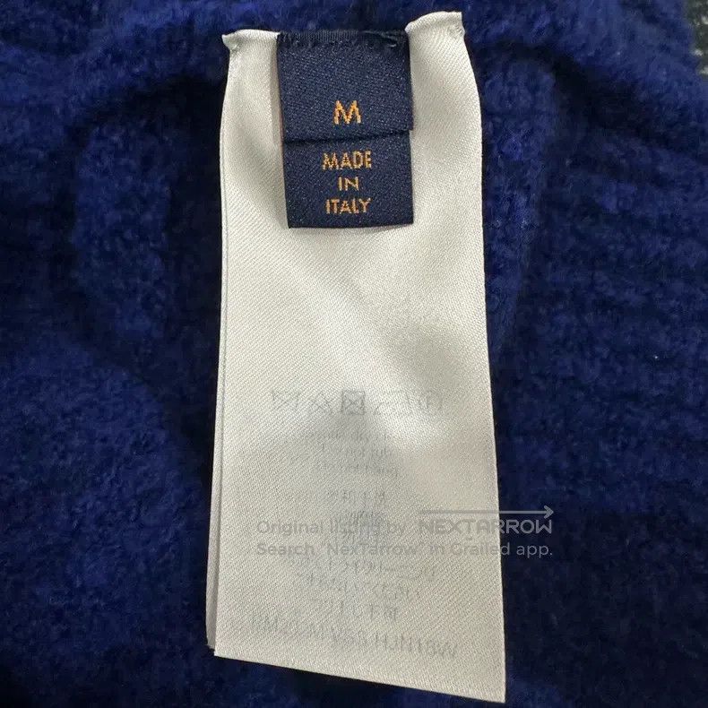 Louis Vuitton Louis Vuitton Blue monogrammed Logo Teddy Sweater Size US M / EU 48-50 / 2 - 4 Thumbnail