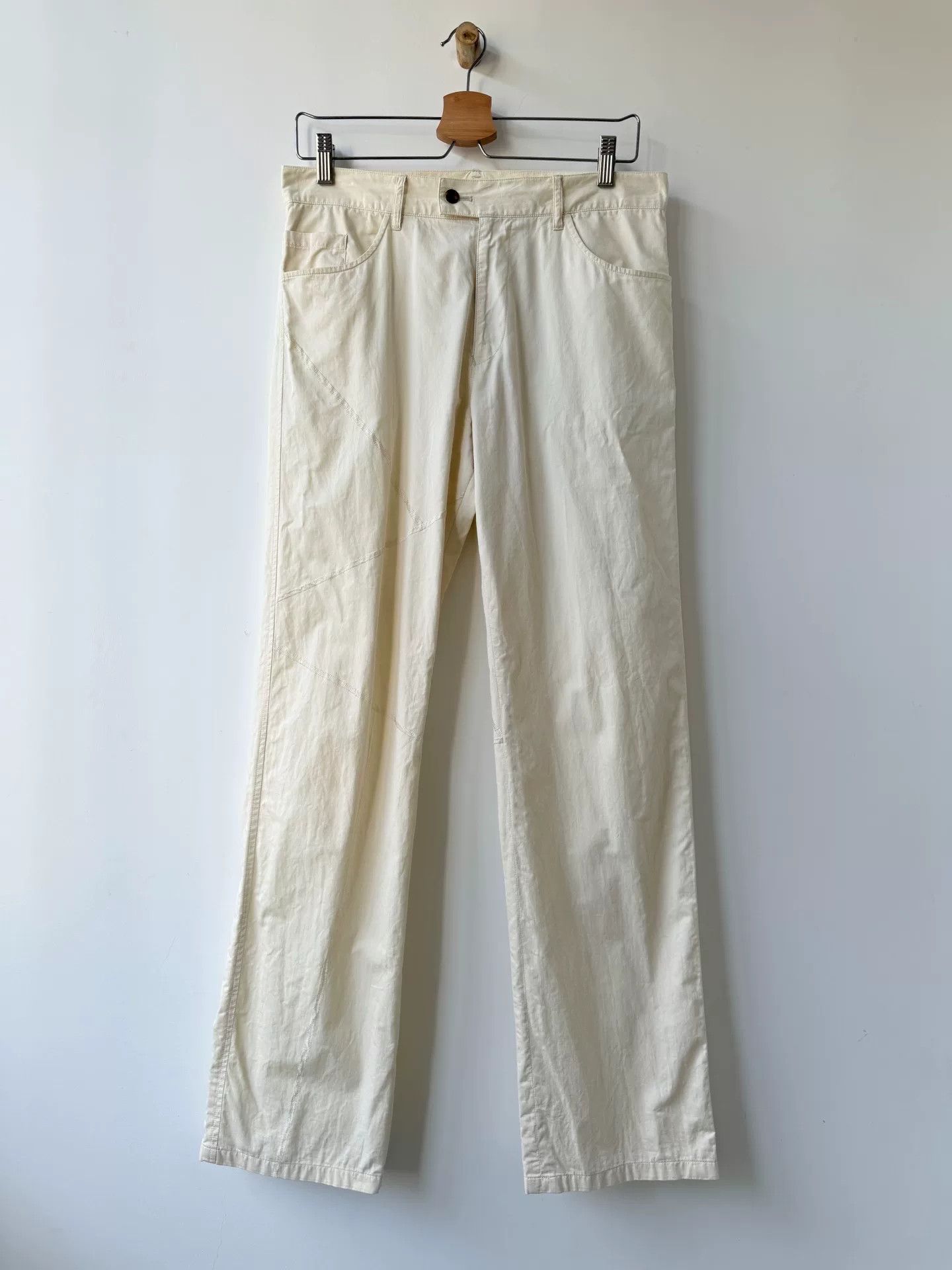 Jean Paul Gaultier Jean Paul Gaultier Minimalist Stitch Pants Size US 31 - 1 Thumbnail
