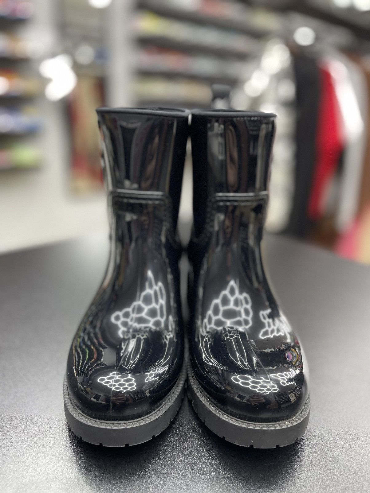 Moncler Size 8US/38EU - MONCLER Ginette Rubber Rain Boots Size US 8 / IT 38 - 2 Thumbnail
