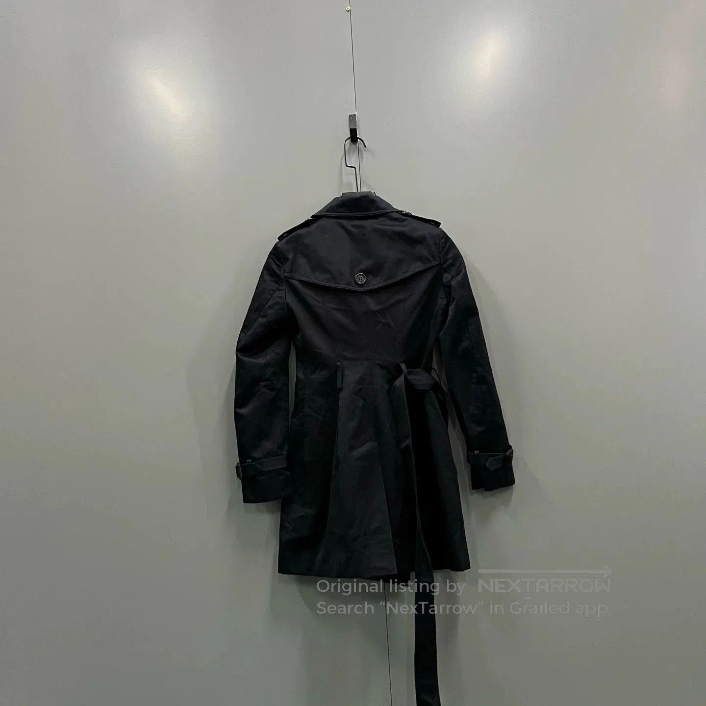 Burberry Burberry Black Double-Breasted Trench Coat. Size XS / US 0-2 / IT 36-38 - 2 Thumbnail