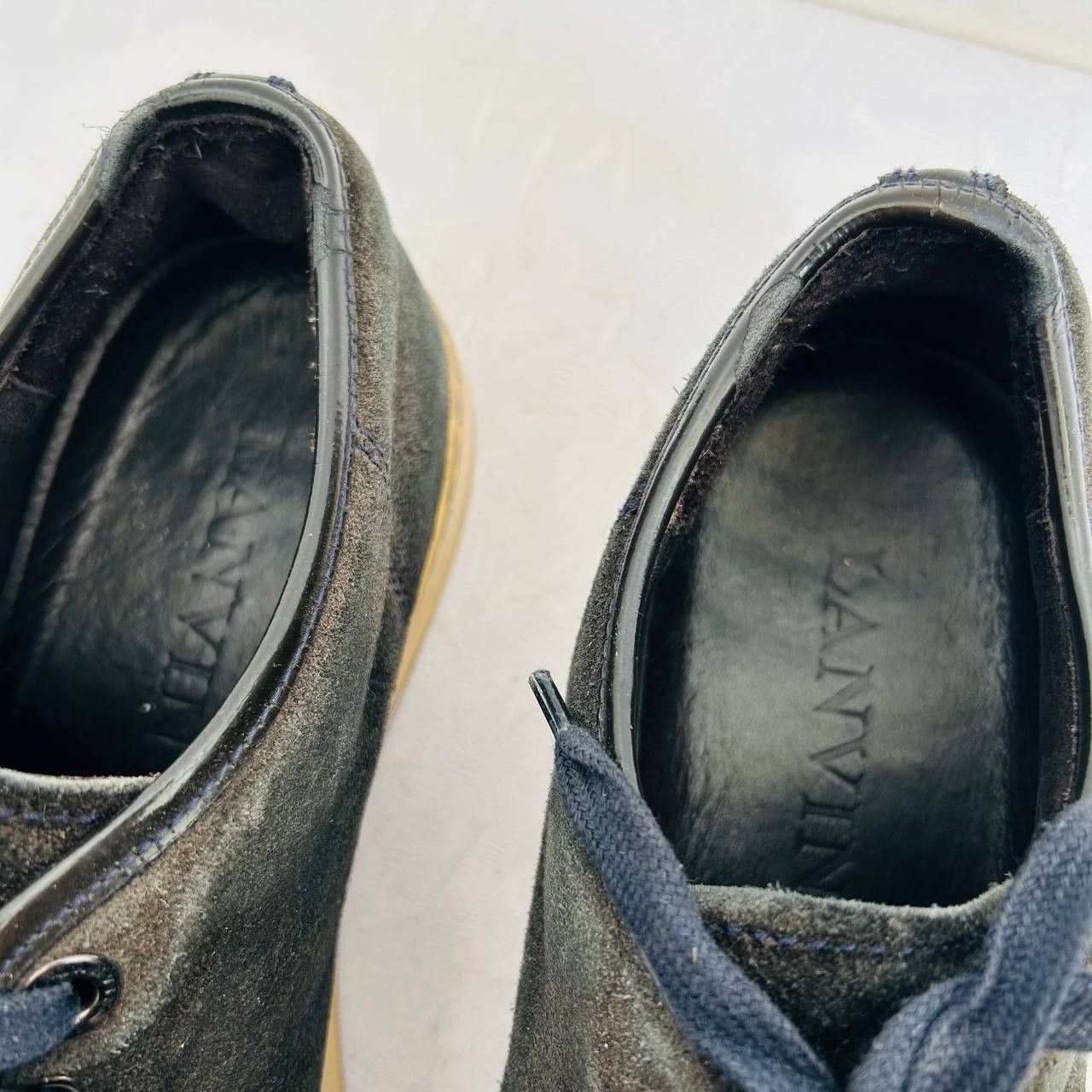 Lanvin Lanvin DBb1 suede and leather #254 Size US 6 / EU 39 - 3 Thumbnail