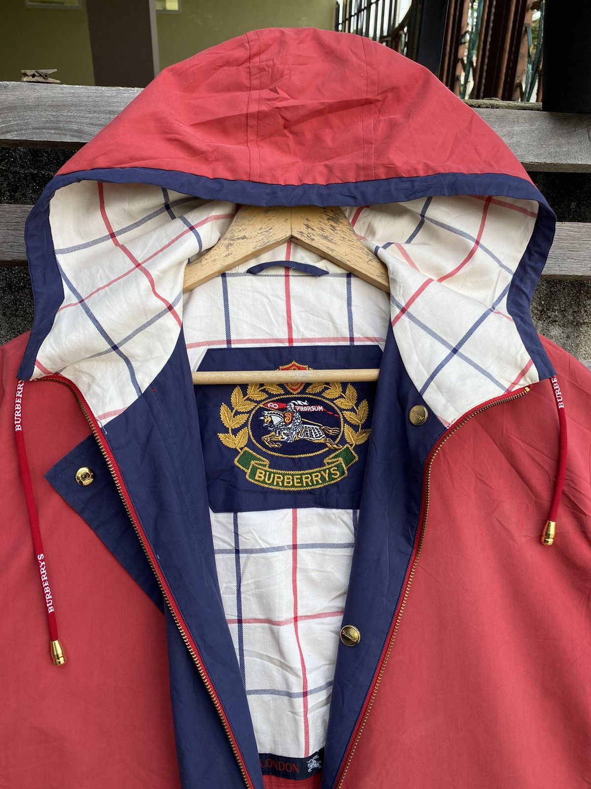 Burberry × Designer × Vintage 🔥 Steals 🔥 Vintage Burberry Parka Jacket Size US L / EU 52-54 / 3 - 3 Thumbnail