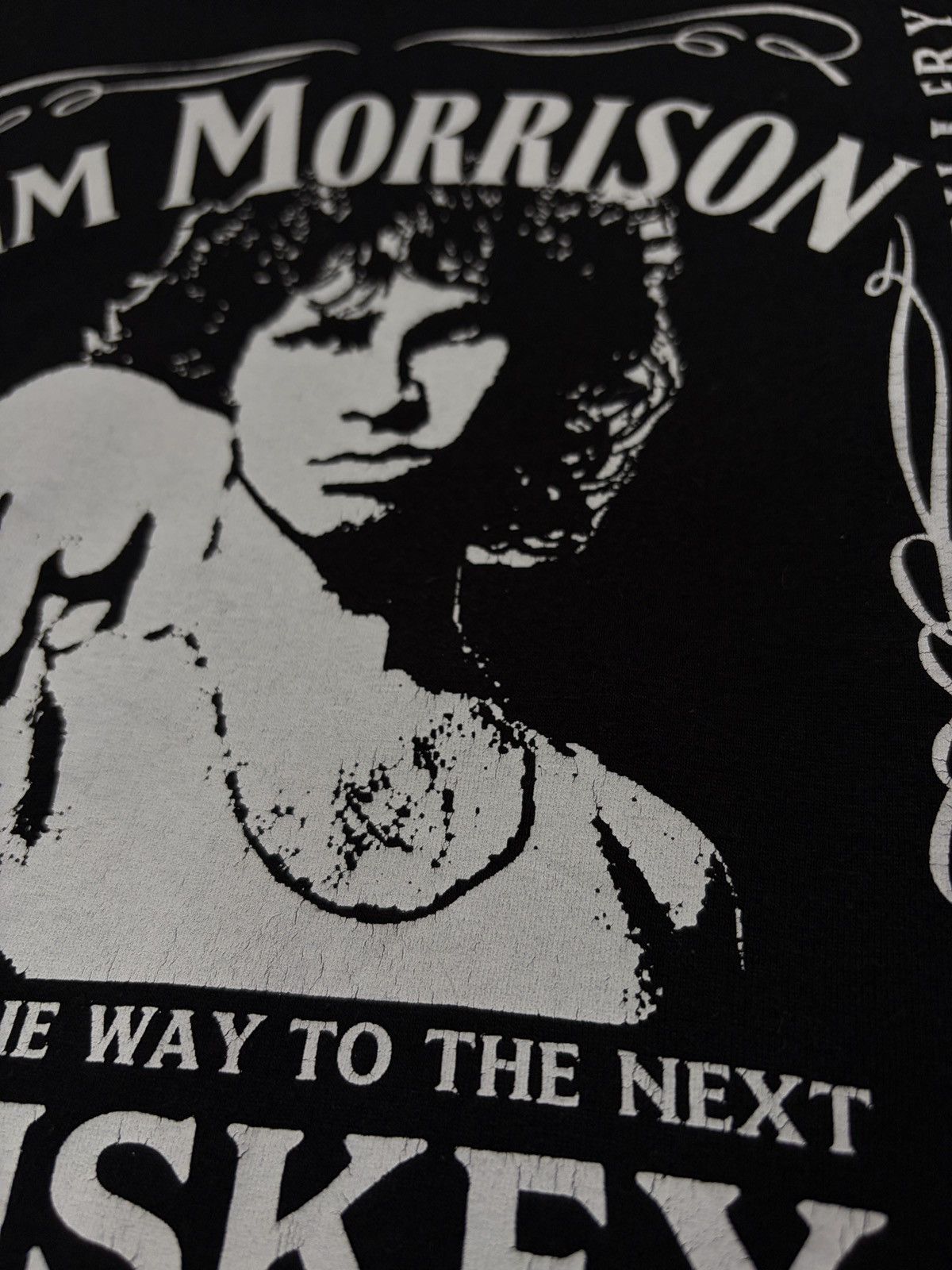 Band Tees Jim Morrison The Doors Whiskey Bar T-Shirt Rock Band Black Size US XL / EU 56 / 4 - 7 Thumbnail