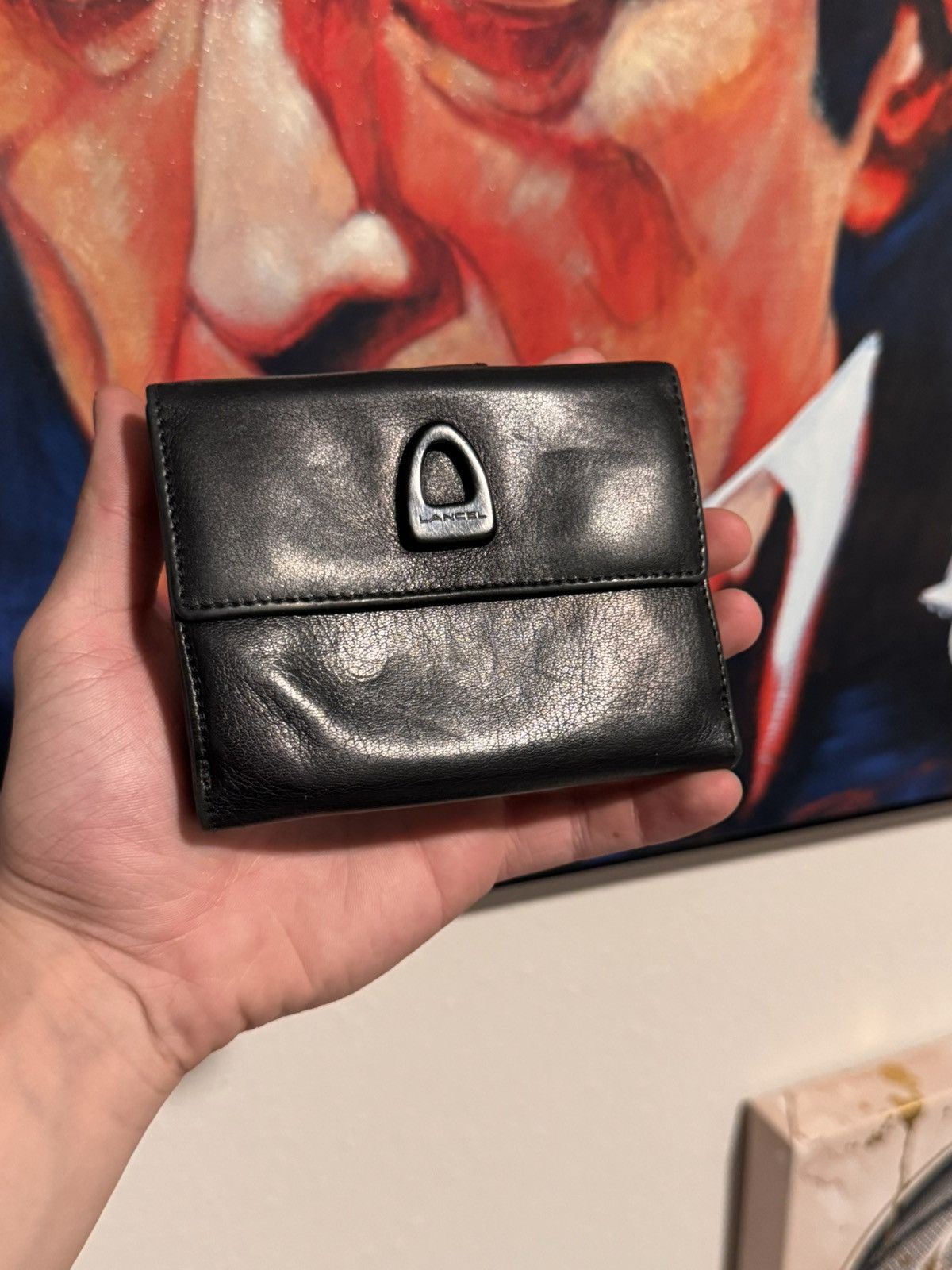 Lancel Lancel Black Leather Wallet Size ONE SIZE - 1 Thumbnail