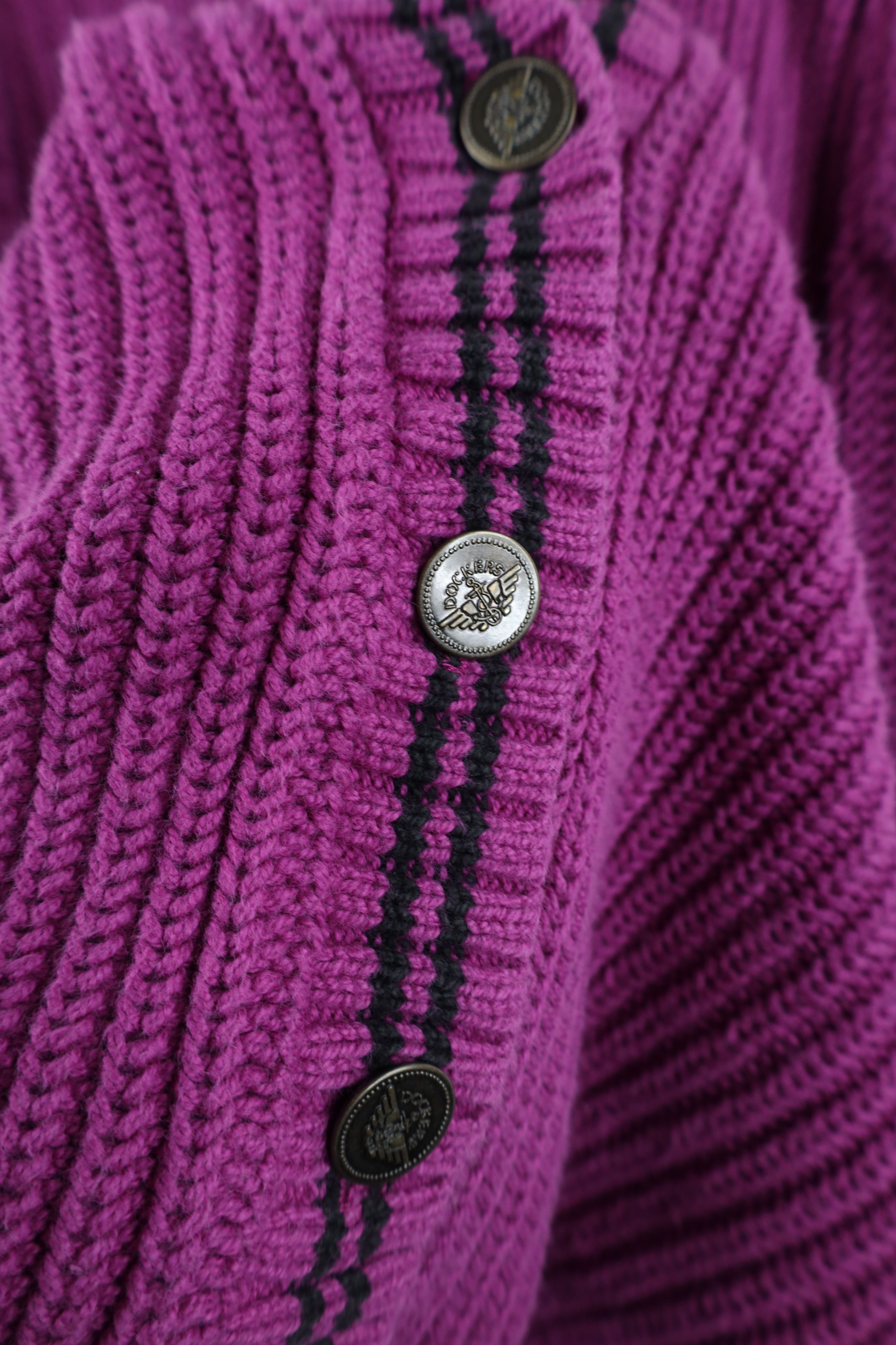 Levi's Vintage 90s Dockers x Levis Ribbed Knit Cardigan Sweater USA Size M / US 6-8 / IT 42-44 - 5 Thumbnail