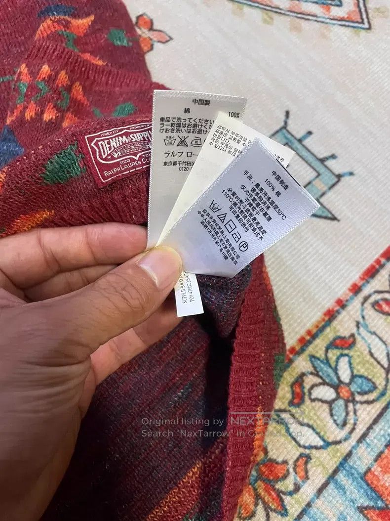RRL Ralph Lauren RRL Ralph Lauren Henley collar striped long-sleeved Navajo Size US M / EU 48-50 / 2 - 9 Thumbnail