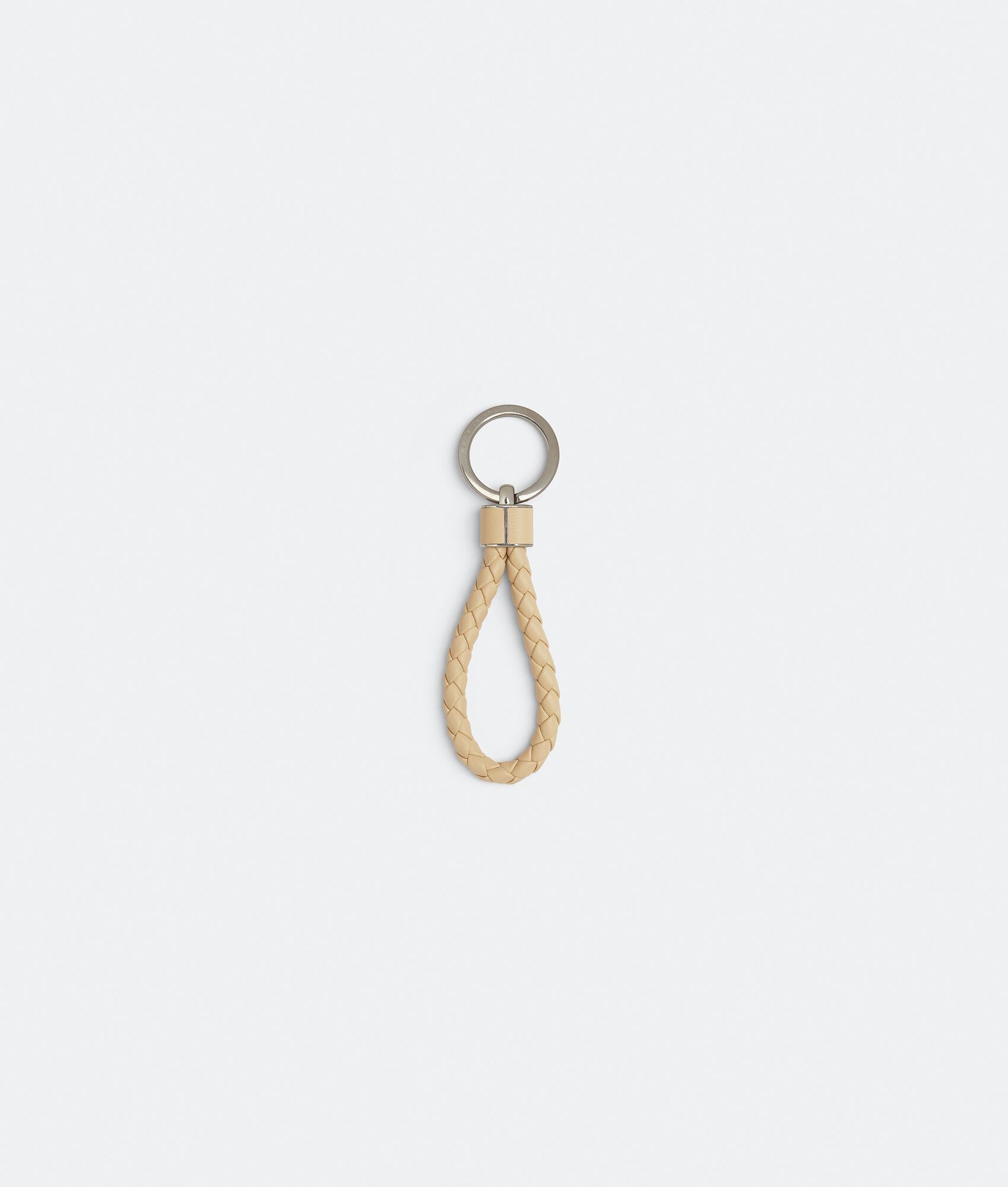 Bottega Veneta o1loc1c0325 Size: OS / 709727 Intreccio Key Ring in Beige Size ONE SIZE - 2 Thumbnail