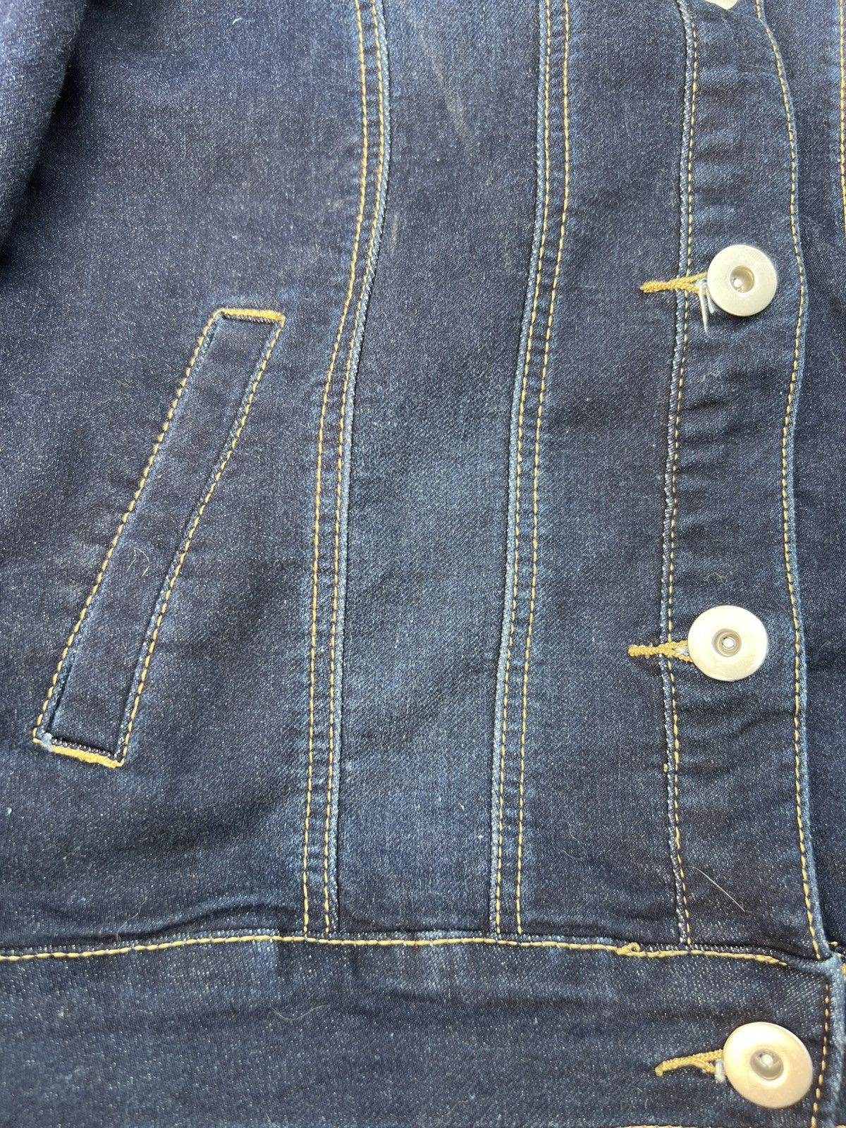 Japanese Brand GLAD NEWS Studded Jean Jacket Size XS / US 0-2 / IT 36-38 - 4 Thumbnail