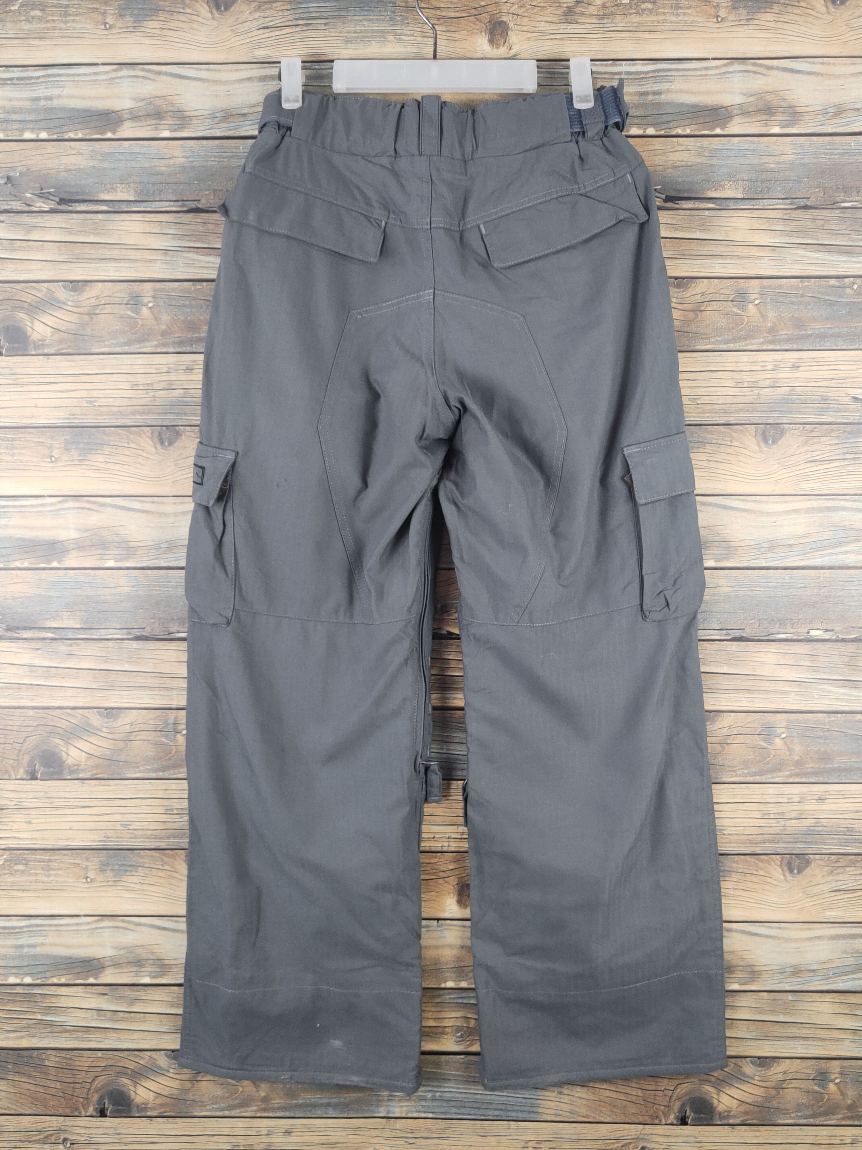 Japanese Brand DL Estiva Snowboarding Dark Gray Tactical Cargo Pants #1784 Size US 27 - 9 Thumbnail